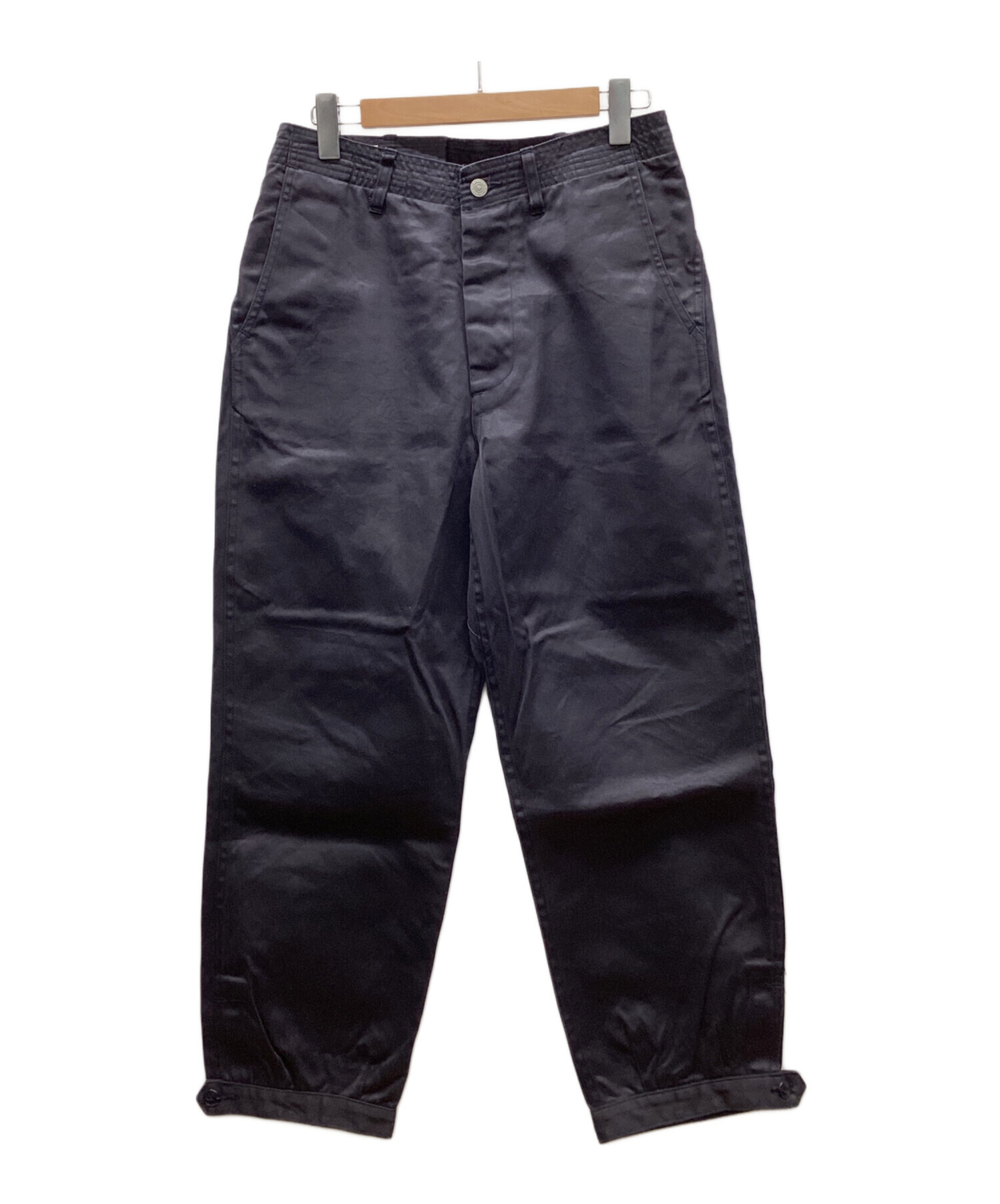中古・古着通販】SASSAFRAS (ササフラス) チノパンツ ブラック サイズ 