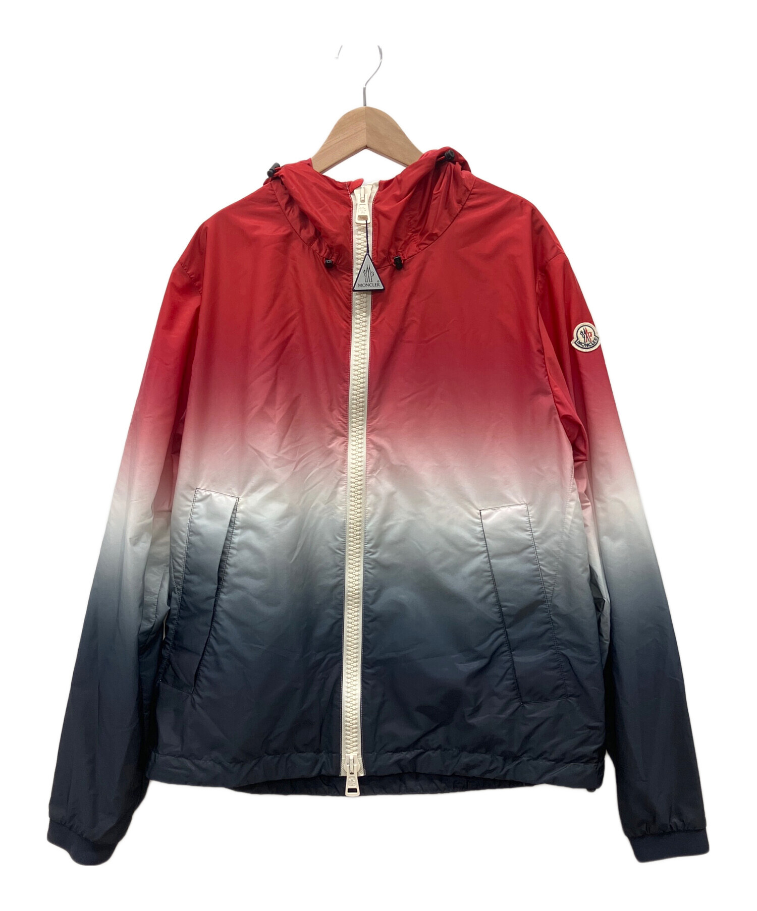 中古・古着通販】MONCLER (モンクレール) ナイロンジャケット ブラック