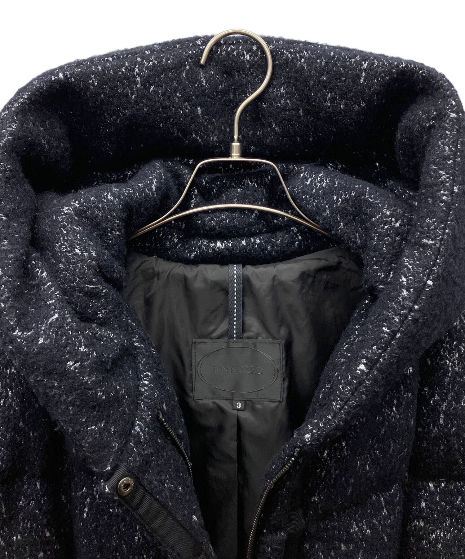 中古・古着通販】UNTITLED (アンタイトル) ダウンコート ネイビー