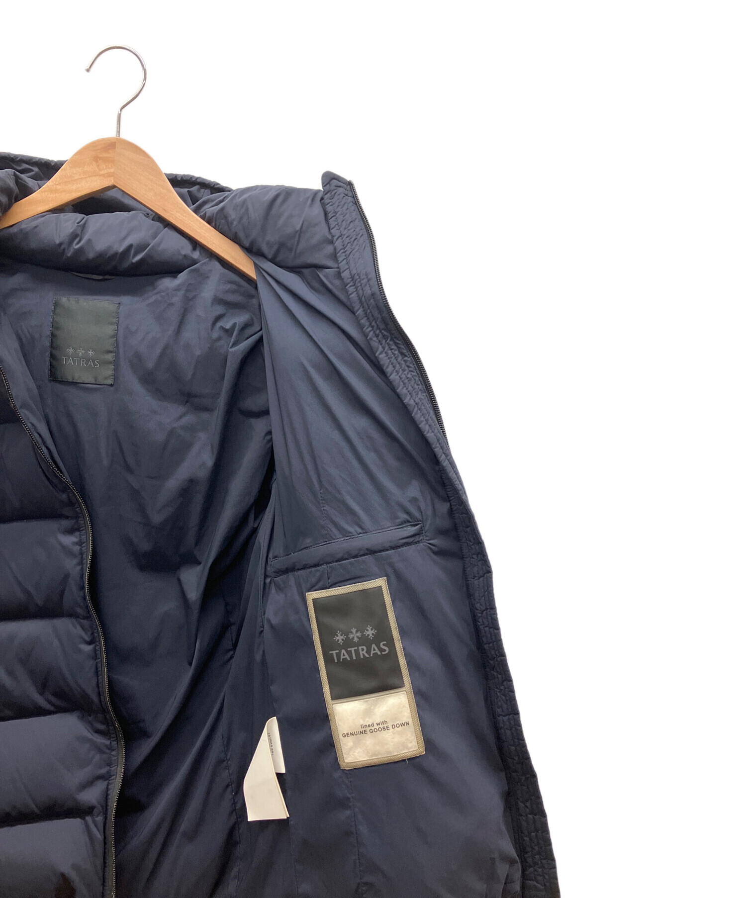 中古・古着通販】TATRAS (タトラス) ダウンジャケット ネイビー サイズ