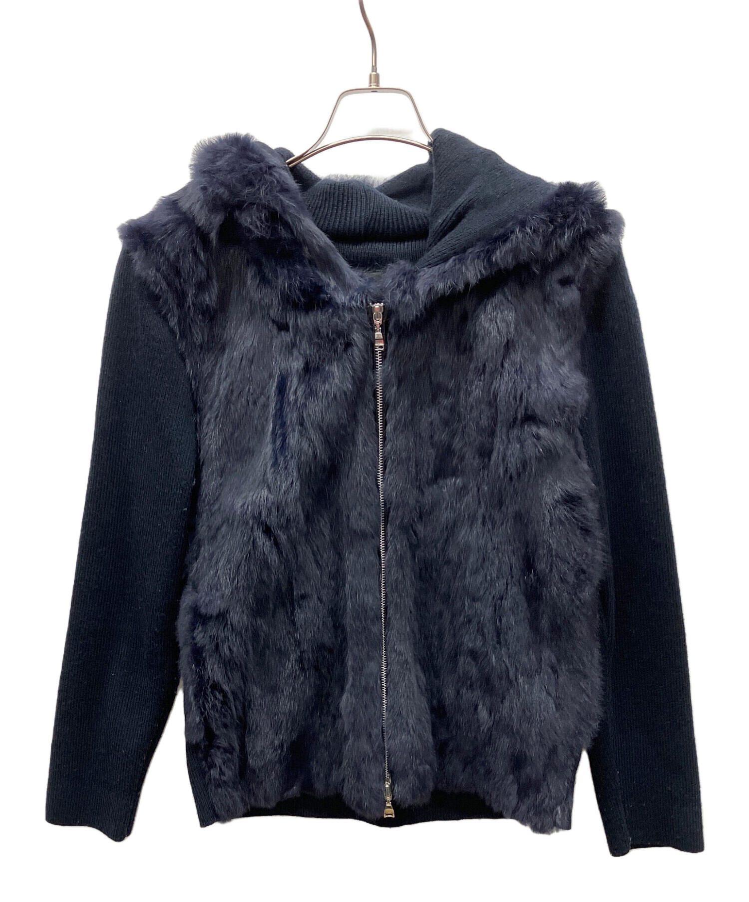 中古・古着通販】LOVELESS (ラブレス) ジップパーカー ネイビー サイズ 