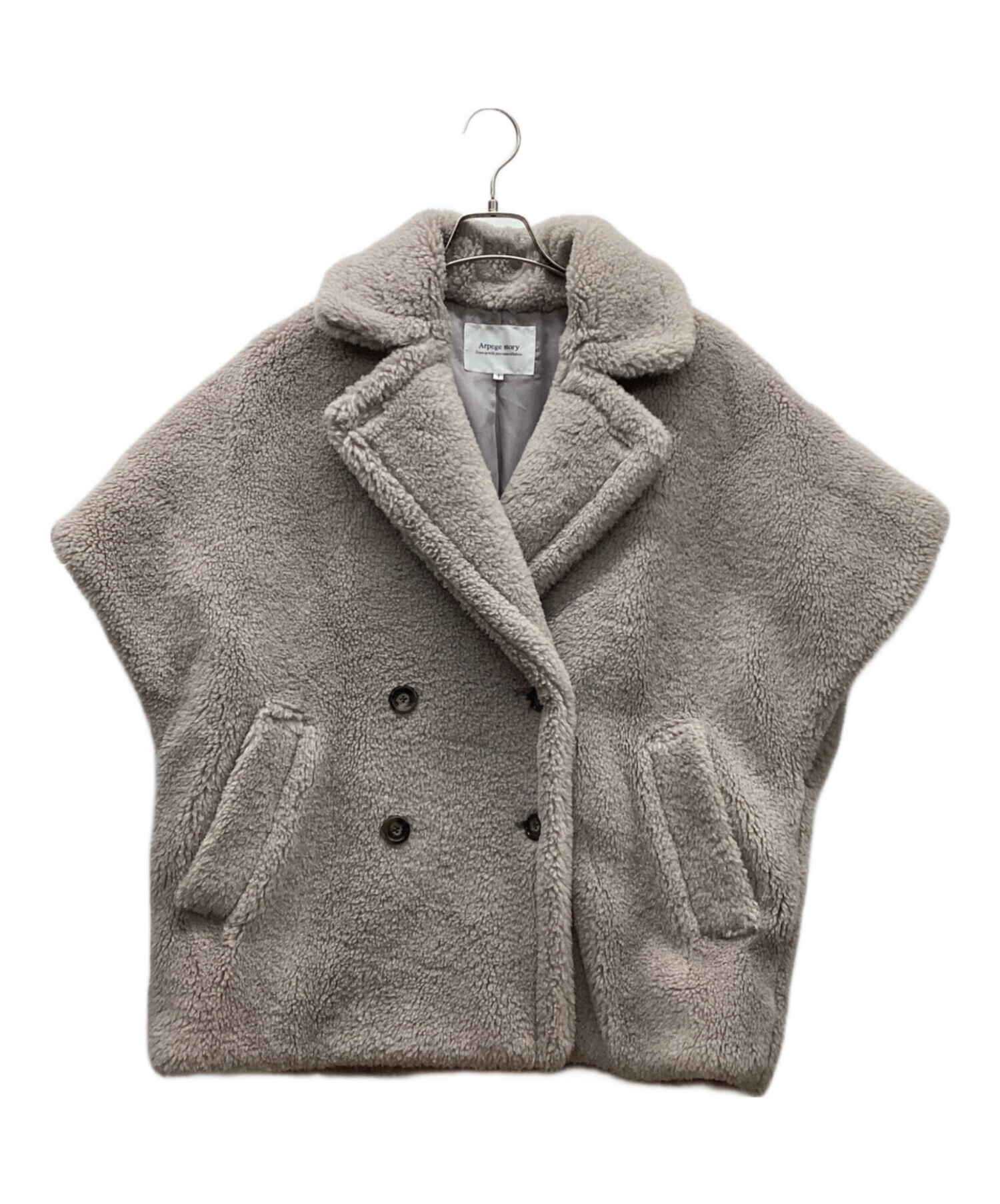 中古・古着通販】ARPEGE STORY (アルページュストーリー) ボアポンチョ