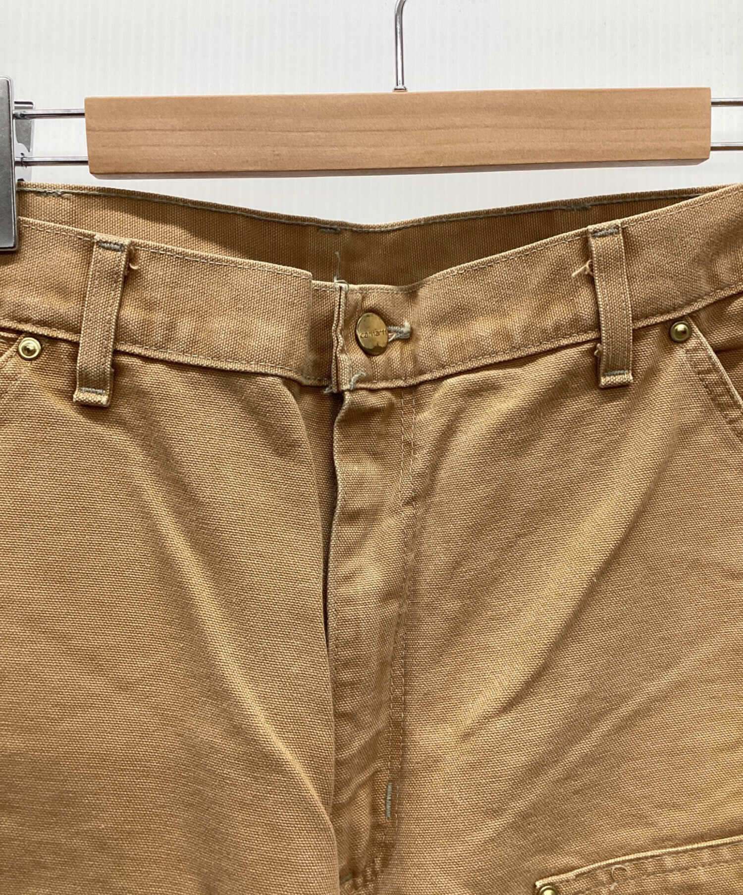 中古・古着通販】CarHartt (カーハート) ダブルニーパンツ ベージュ