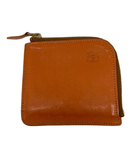 中古・古着通販】IL BISONTE (イル ビゾンテ) 2つ折り財布 オレンジ