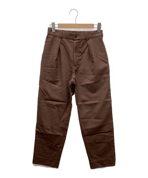 中古・古着通販】MARKAWARE (マーカウェア) PEGTOP TROUSERS ブラウン