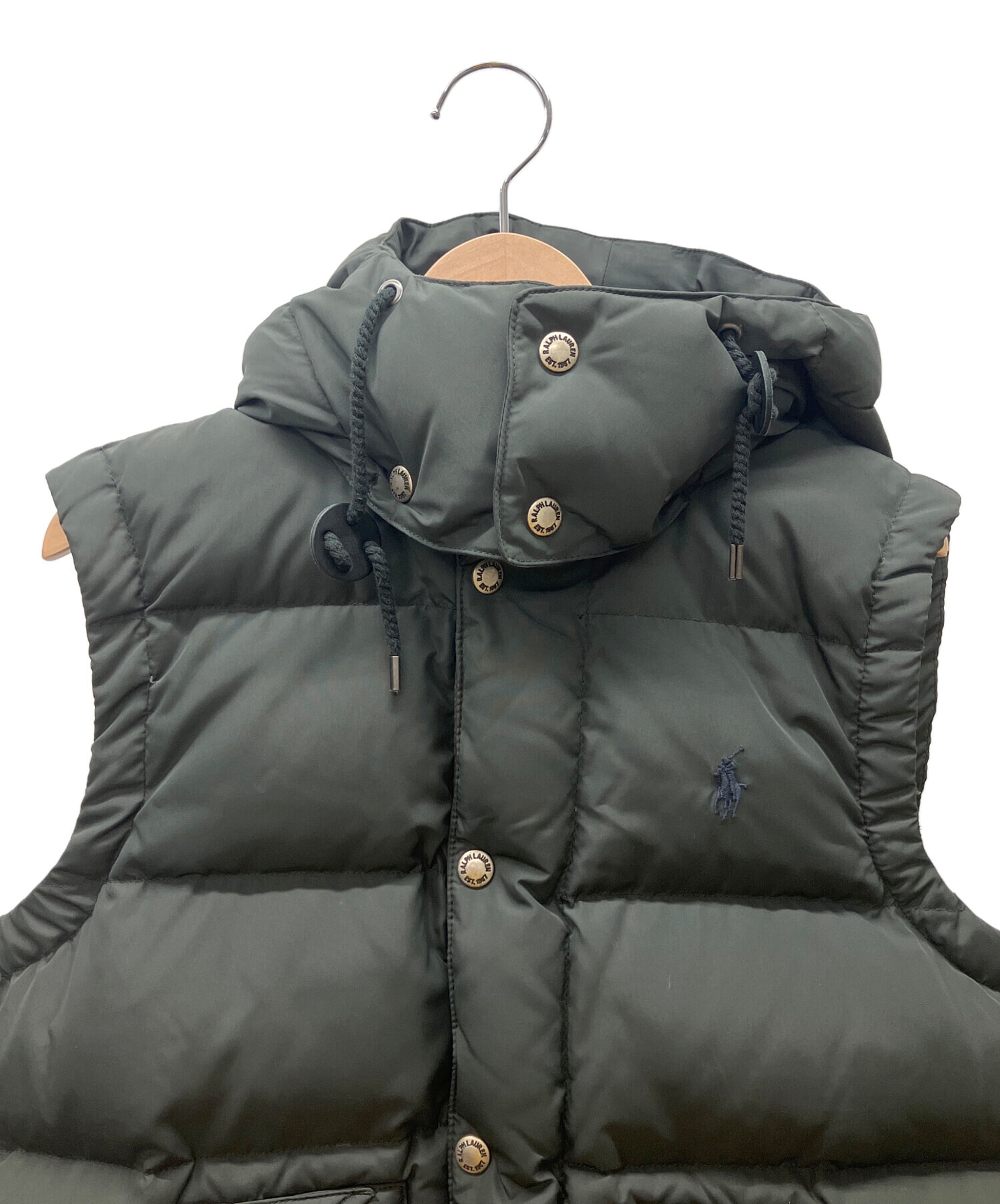 ［タグ付き］ポロラルフローレン　ダウンベスト グレー 中古・古着通販】POLO RALPH LAUREN (ポロ・ラルフローレン) ダウン