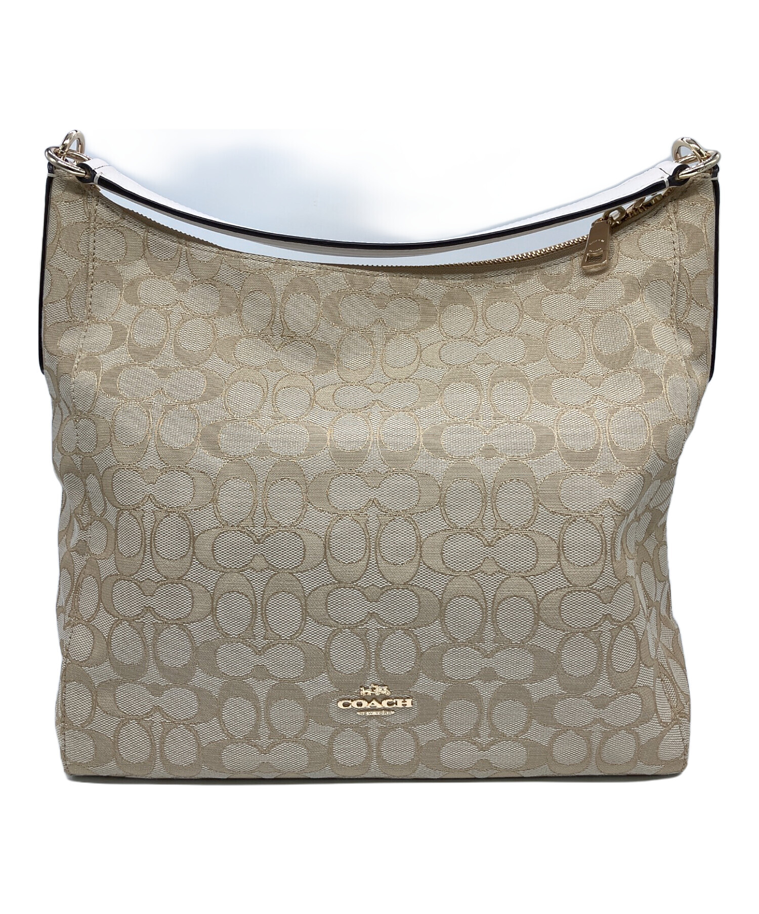 中古・古着通販】COACH (コーチ) 2WAYバッグ ベージュ｜ブランド・古着