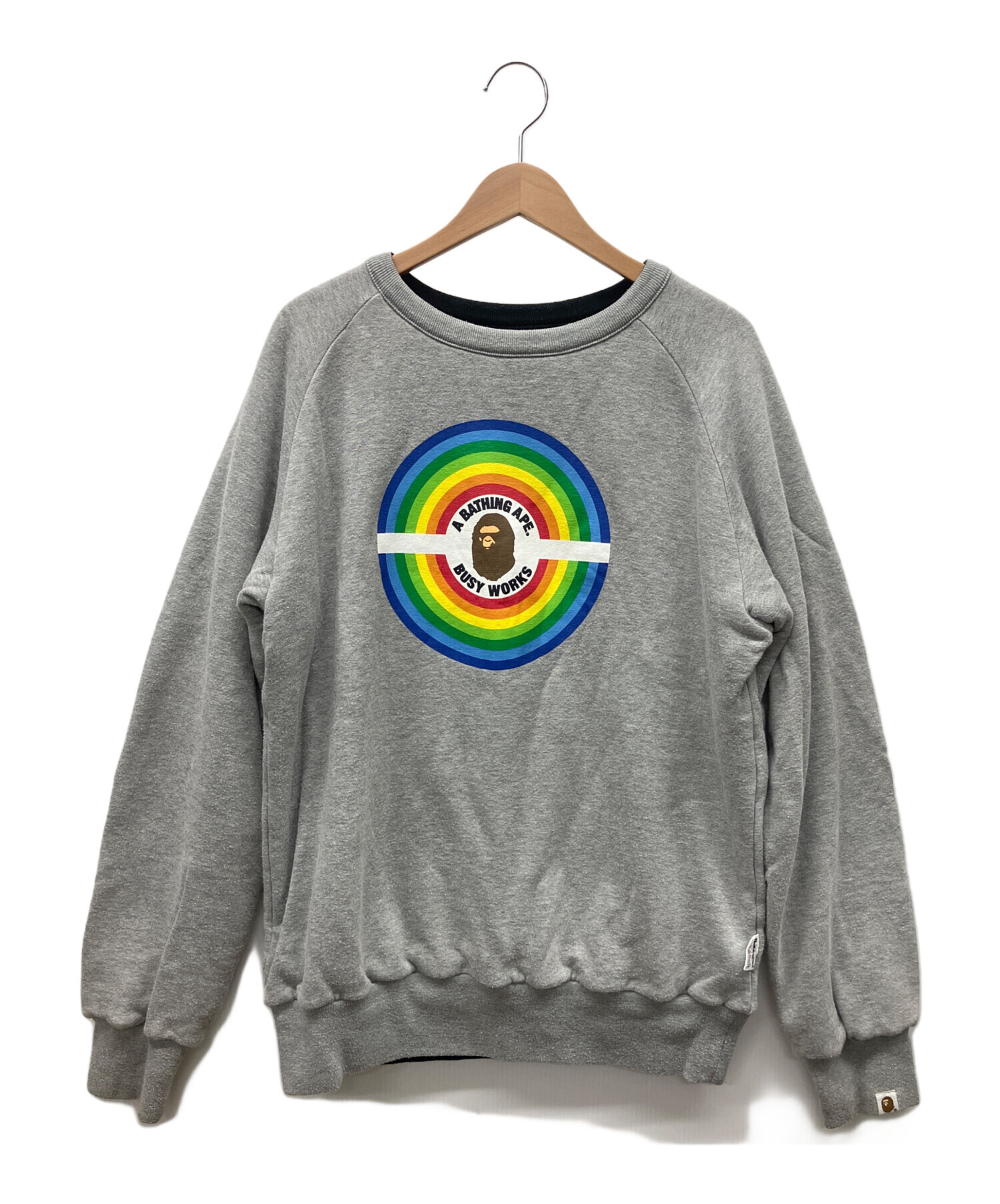 ★APE エイプ 四面 リバーシブル スウェット トレーナー★ ☆APE エイプ 四面 リバーシブル スウェット トレーナー☆