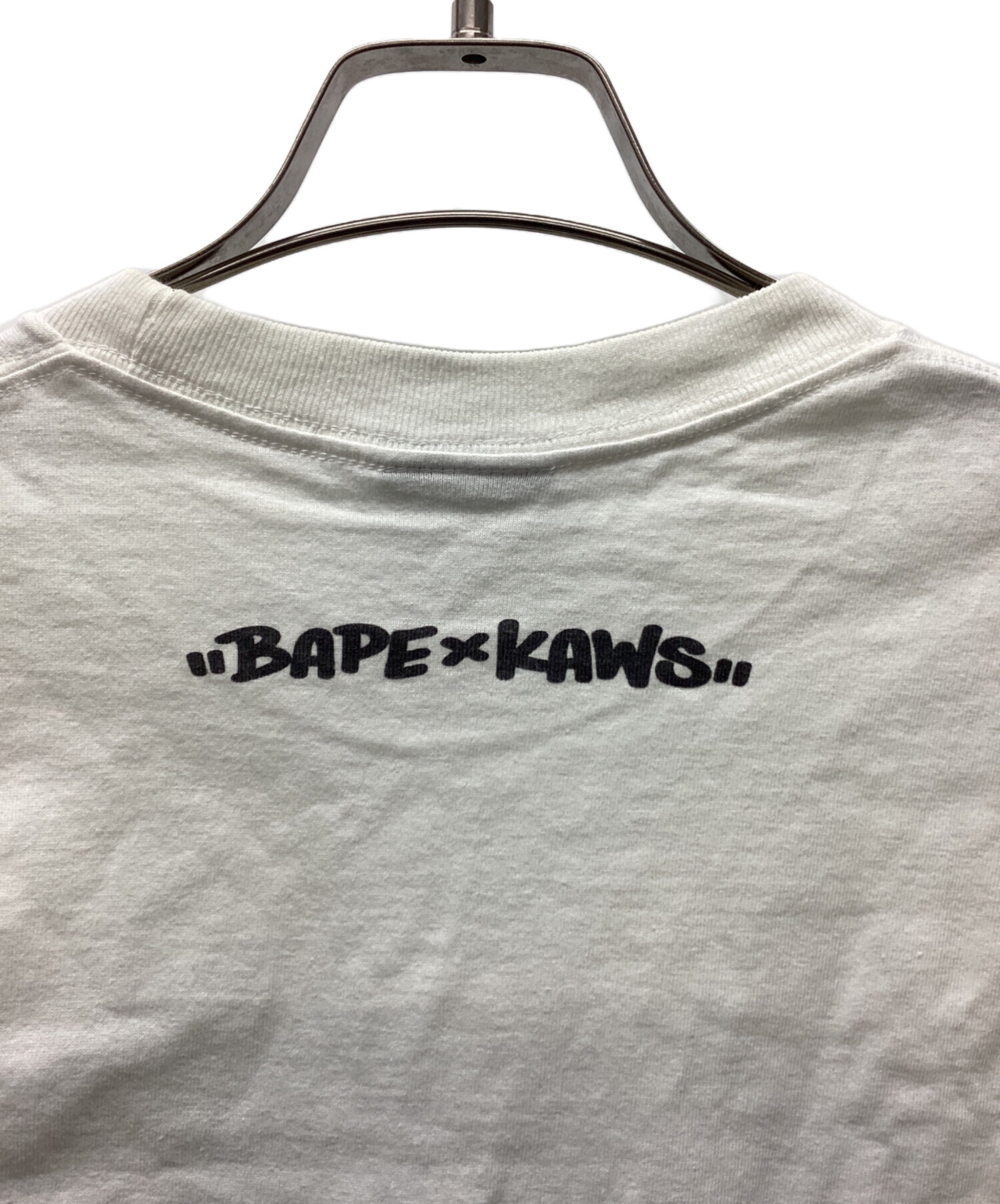 A BATHING APE x KAWS ボーダー Tシャツ L A bathing ape kaws アベイシングエイプ ボーダー とシャツ 【公式通販】