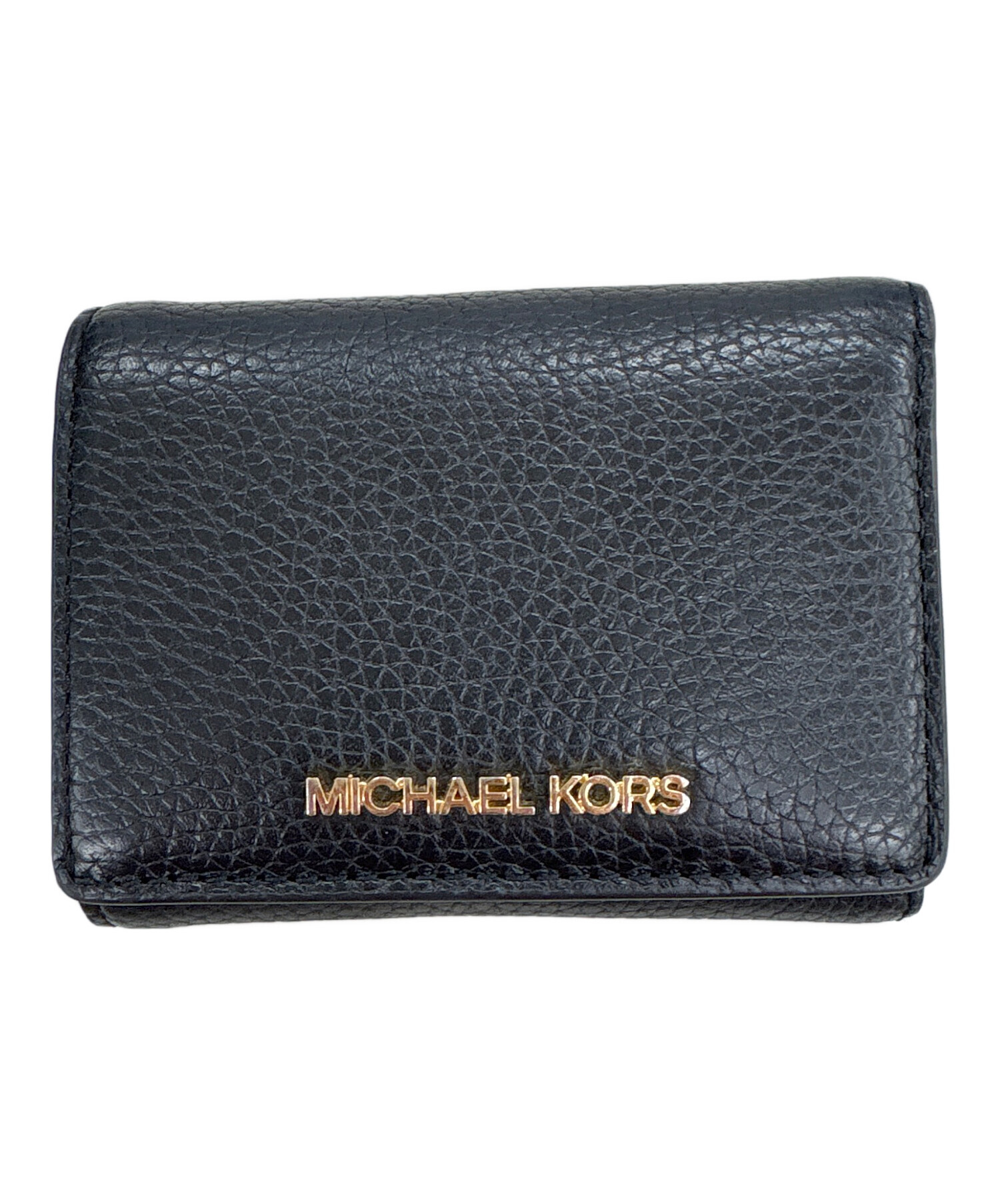 MICHAEL KORS ブラック 三つ折り財布