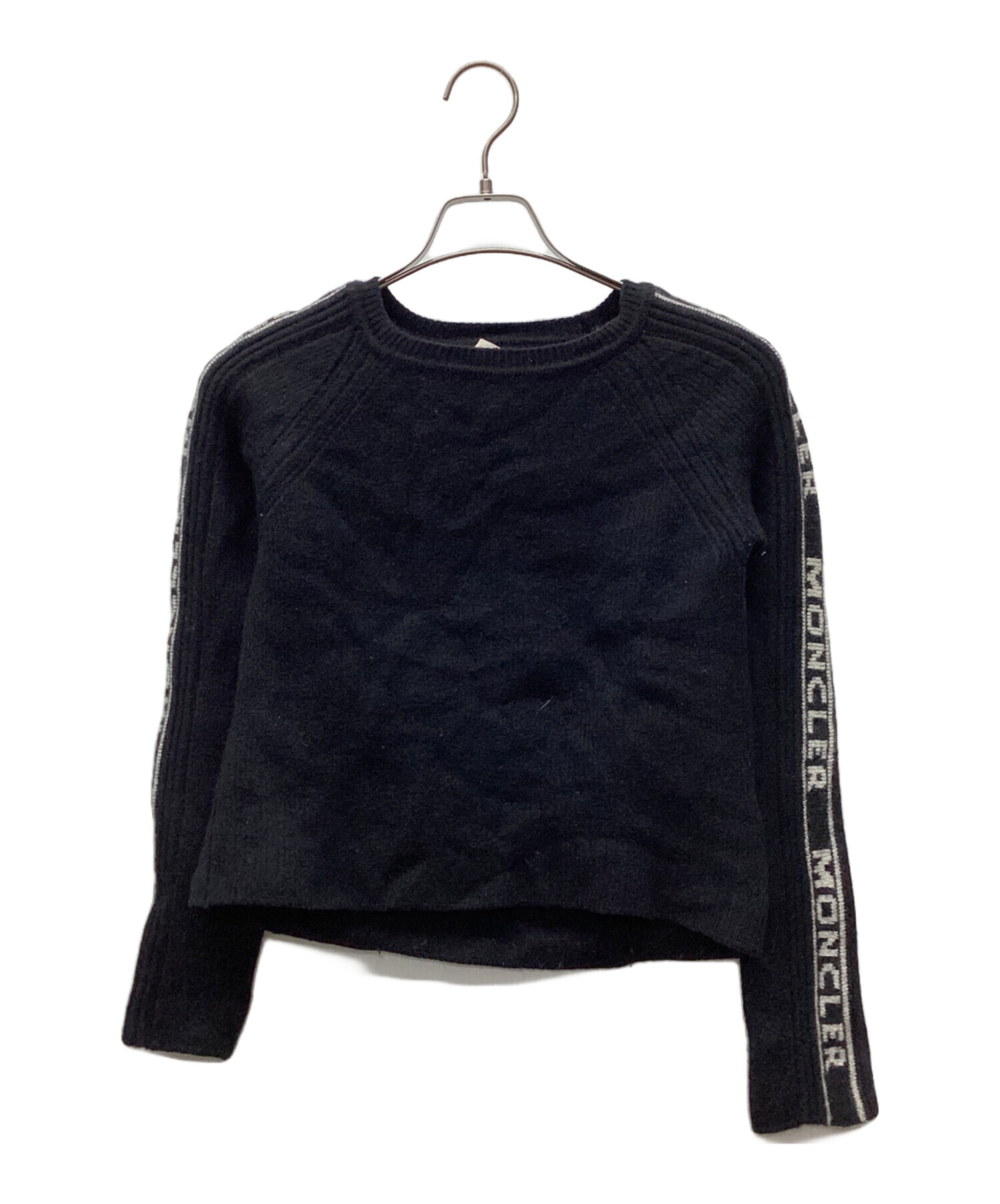 中古・古着通販】MONCLER (モンクレール) 厚手ニット ブラック サイズ 
