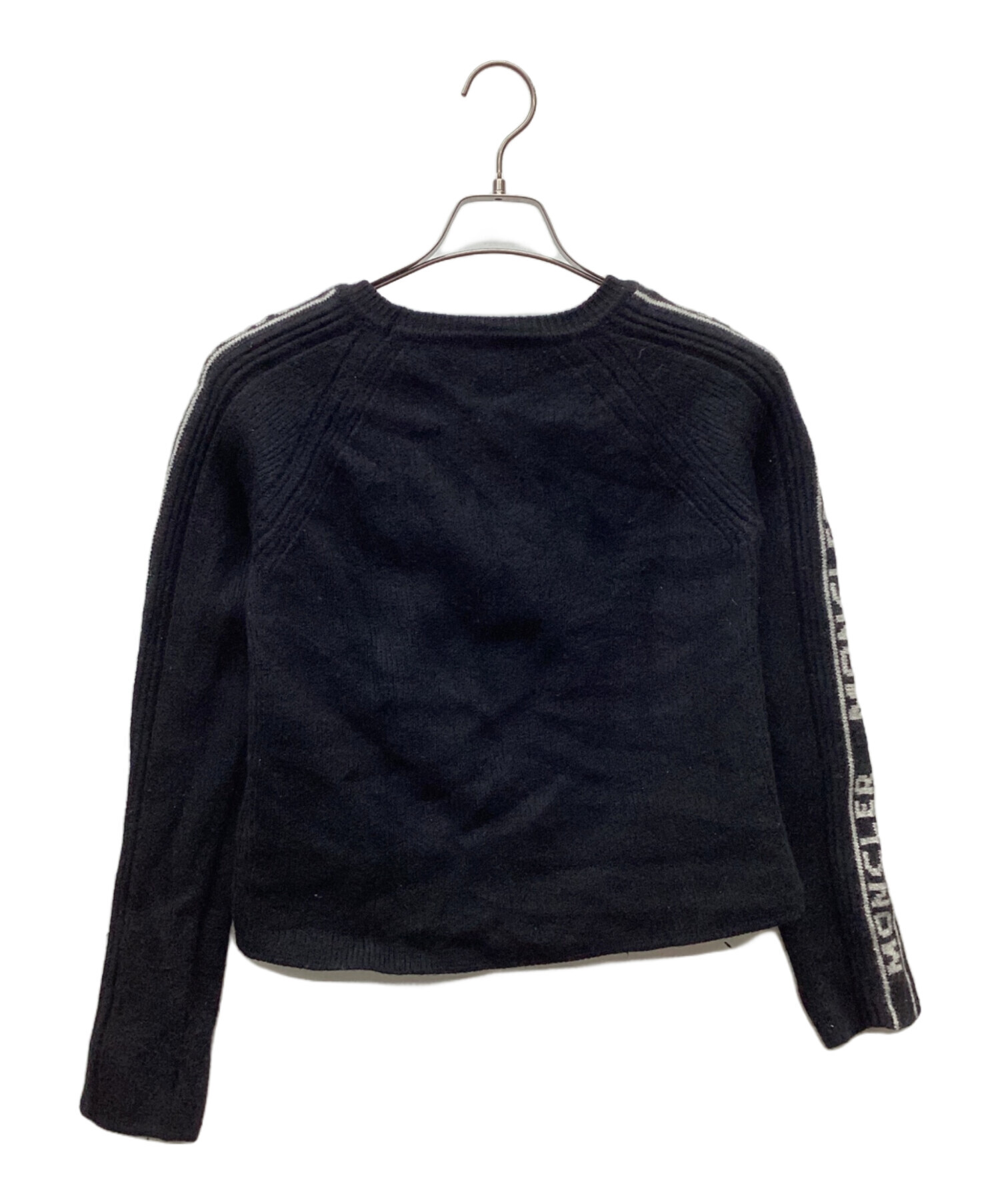 中古・古着通販】MONCLER (モンクレール) 厚手ニット ブラック サイズ 
