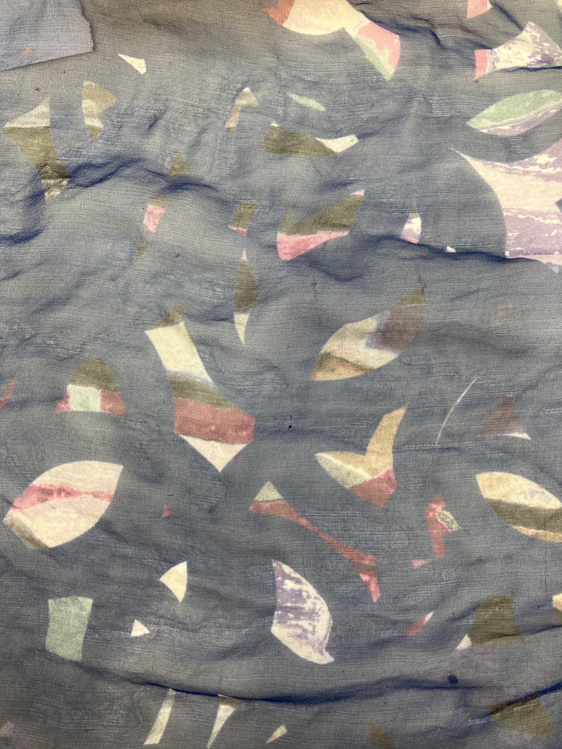 中古・古着通販】CHANEL (シャネル) 大判シルクストール パープル