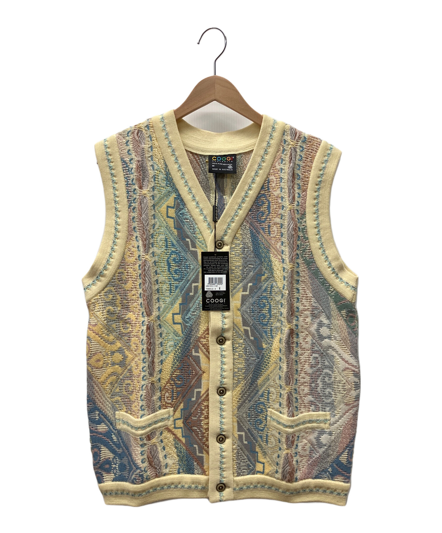 中古・古着通販】Coogi (クージー) ベストニット マルチカラー サイズ