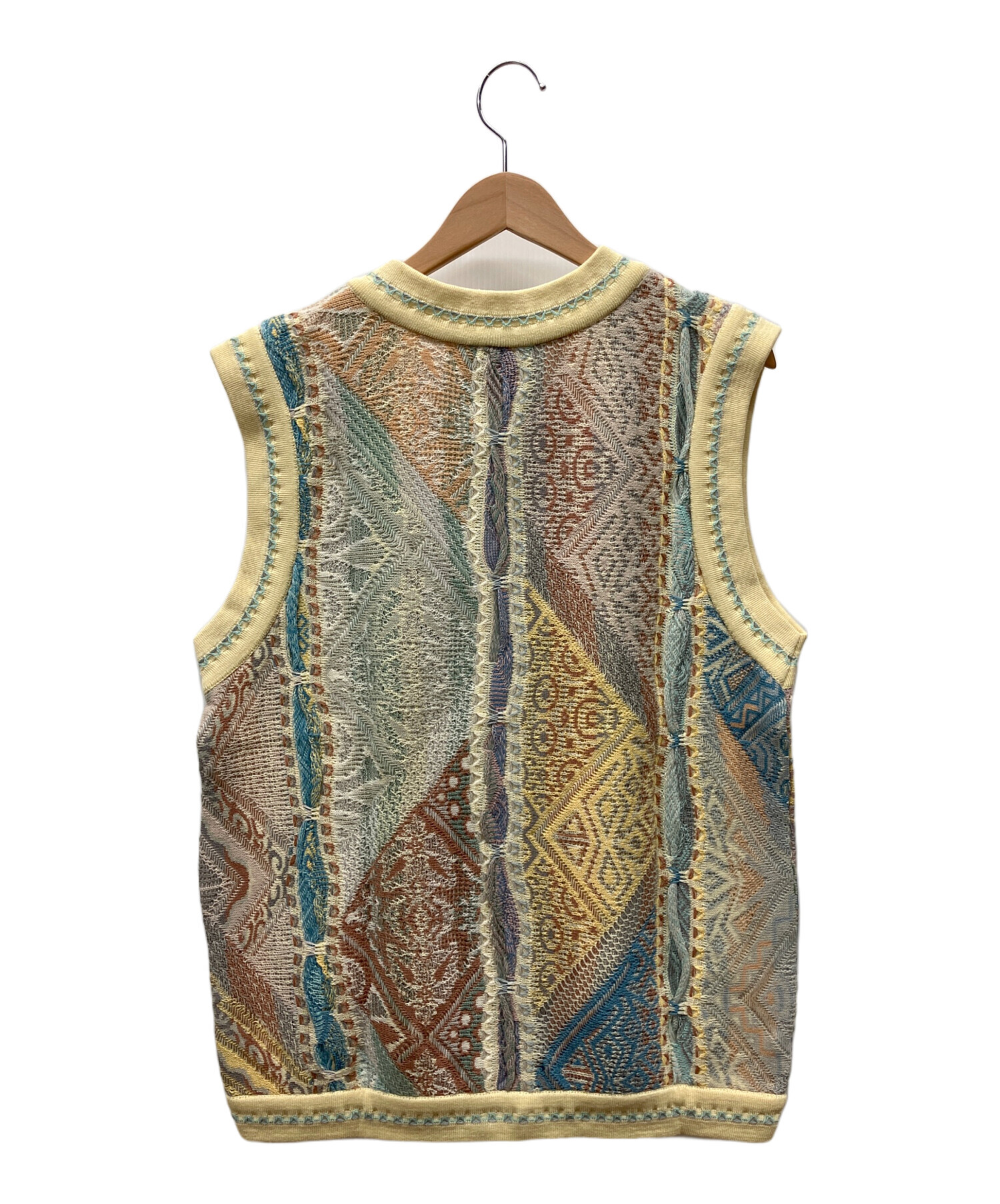 中古・古着通販】Coogi (クージー) ベストニット マルチカラー サイズ