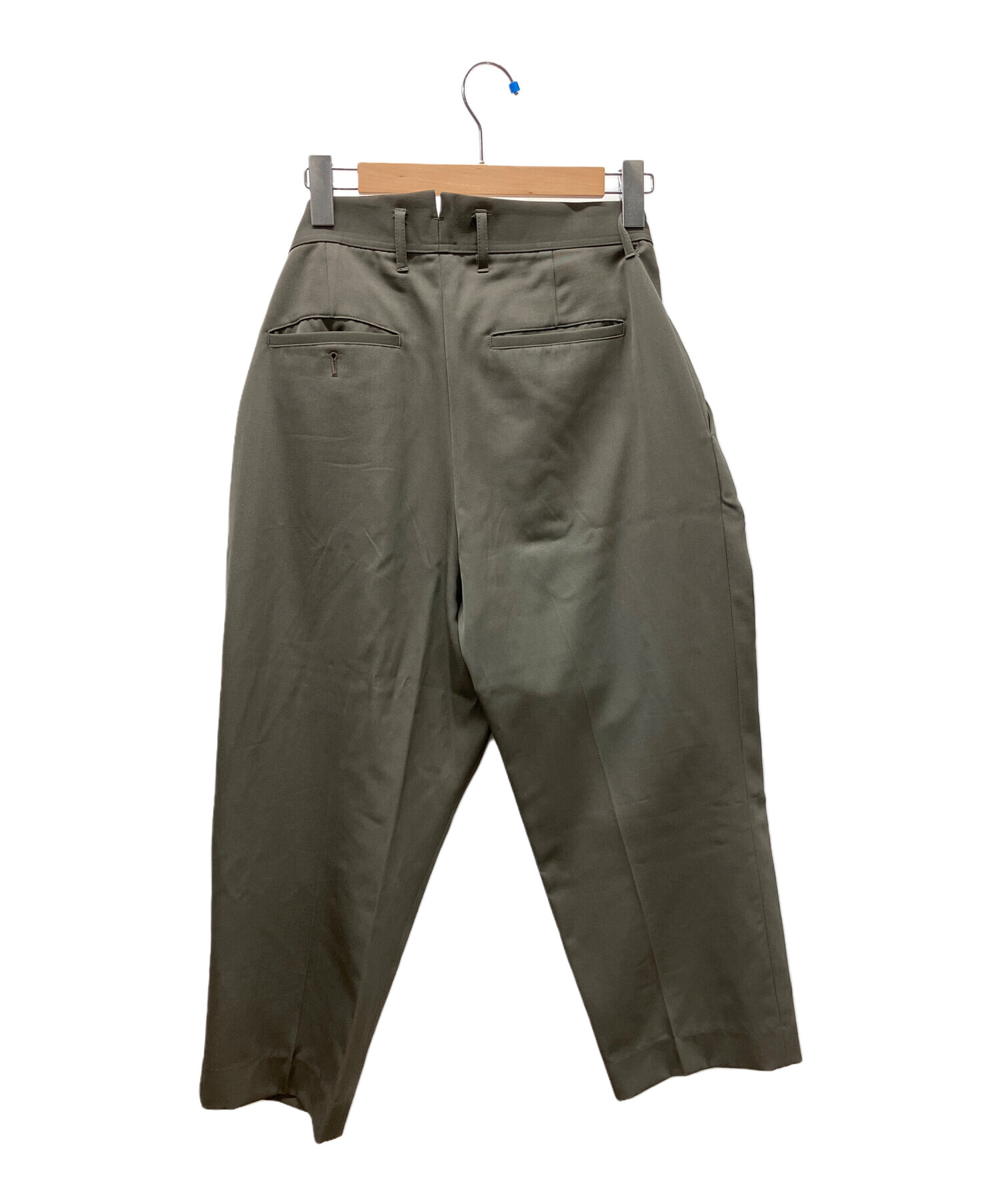 中古・古着通販】stein (シュタイン) TWO TUCK WIDE TROUSERS グレー