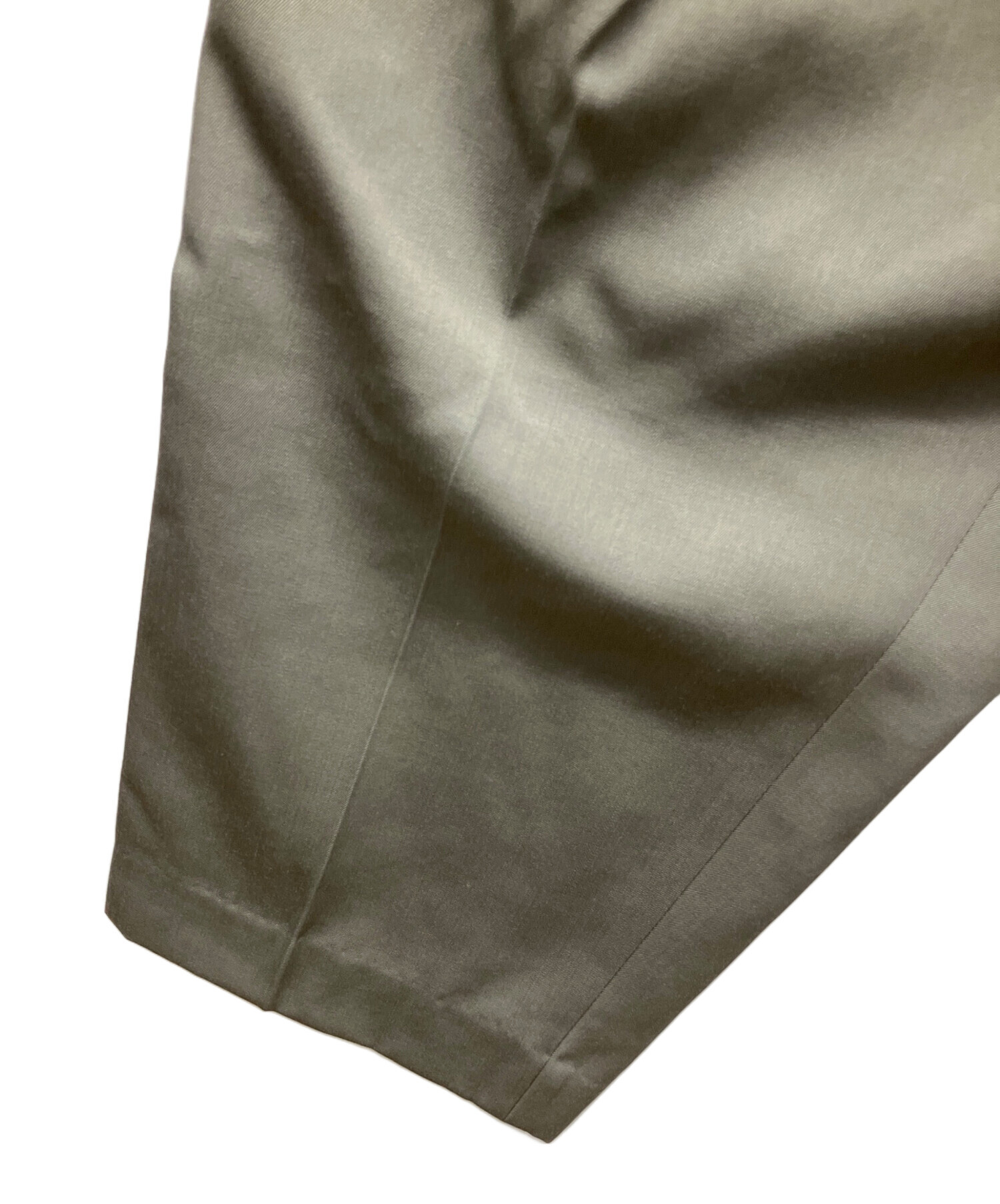 中古・古着通販】stein (シュタイン) TWO TUCK WIDE TROUSERS グレー