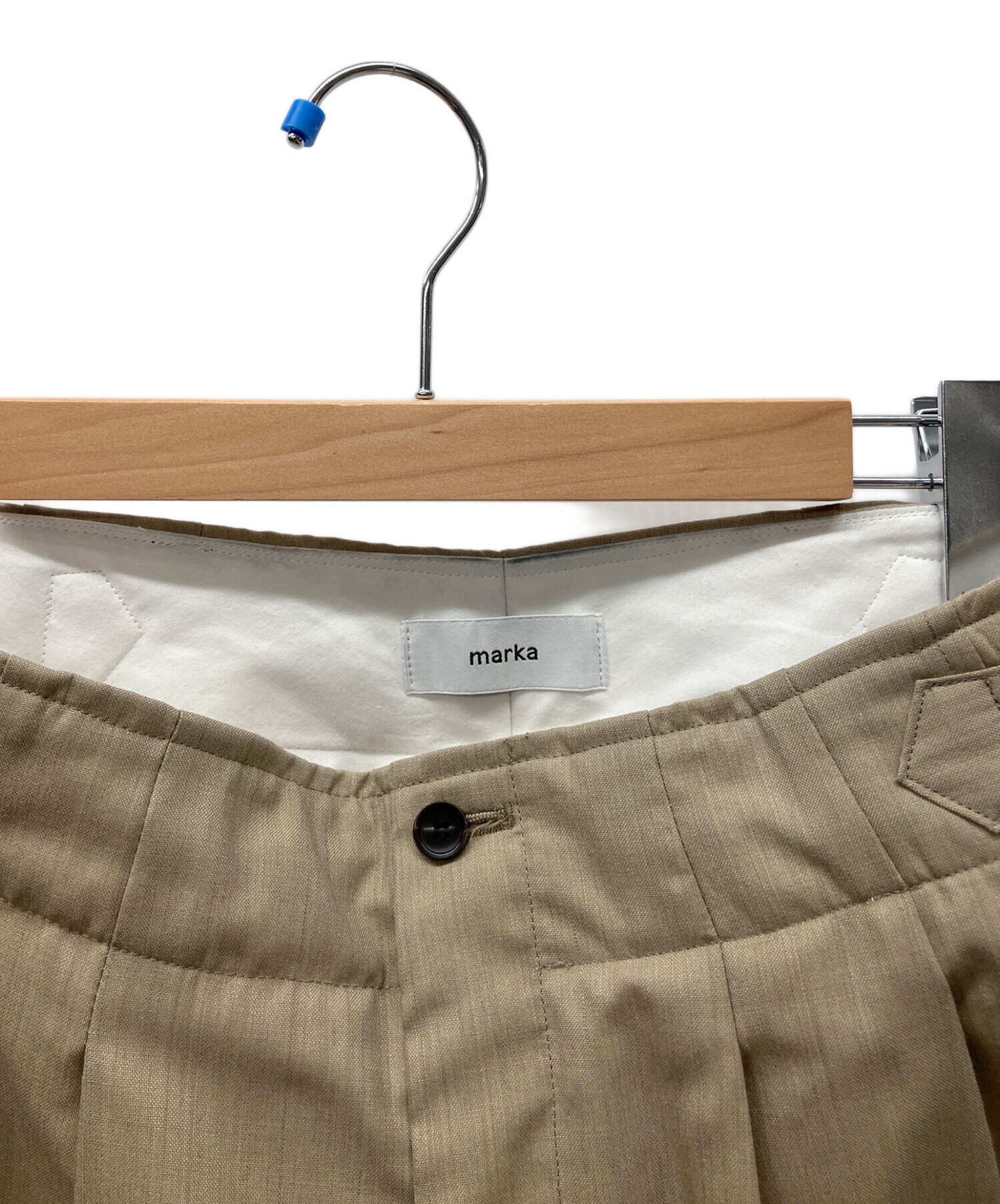 中古・古着通販】MARKA (マーカ) パンツ ベージュ サイズ:1｜ブランド