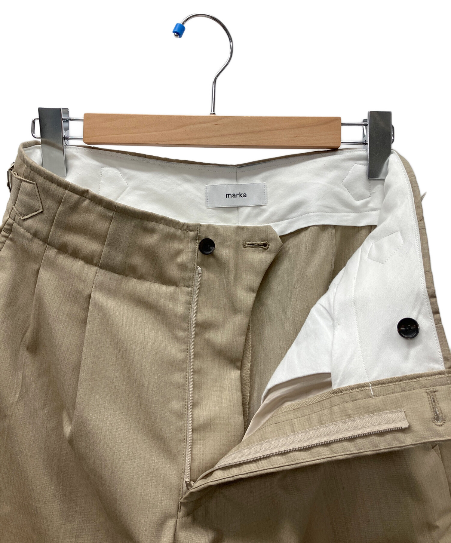 中古・古着通販】MARKA (マーカ) パンツ ベージュ サイズ:1｜ブランド