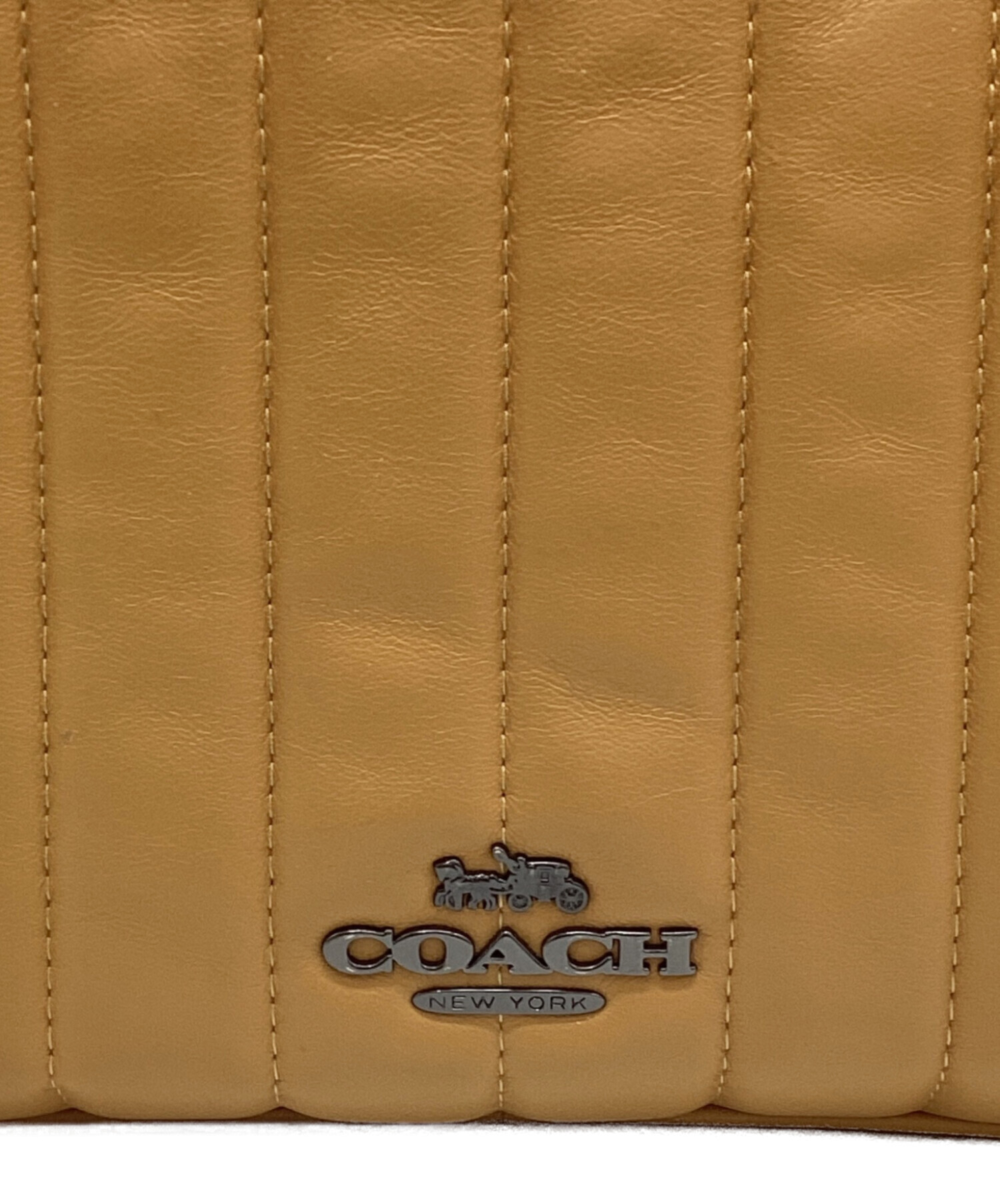 中古・古着通販】COACH (コーチ) ショルダーバッグ イエロー｜ブランド