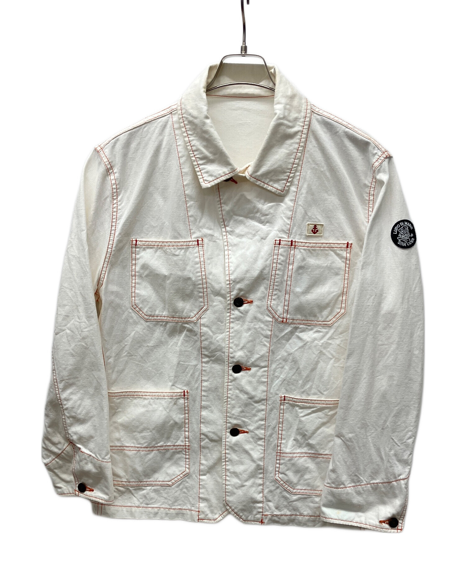 中古・古着通販】sinacova (シナコバ) ジャケット ホワイト サイズ:L 