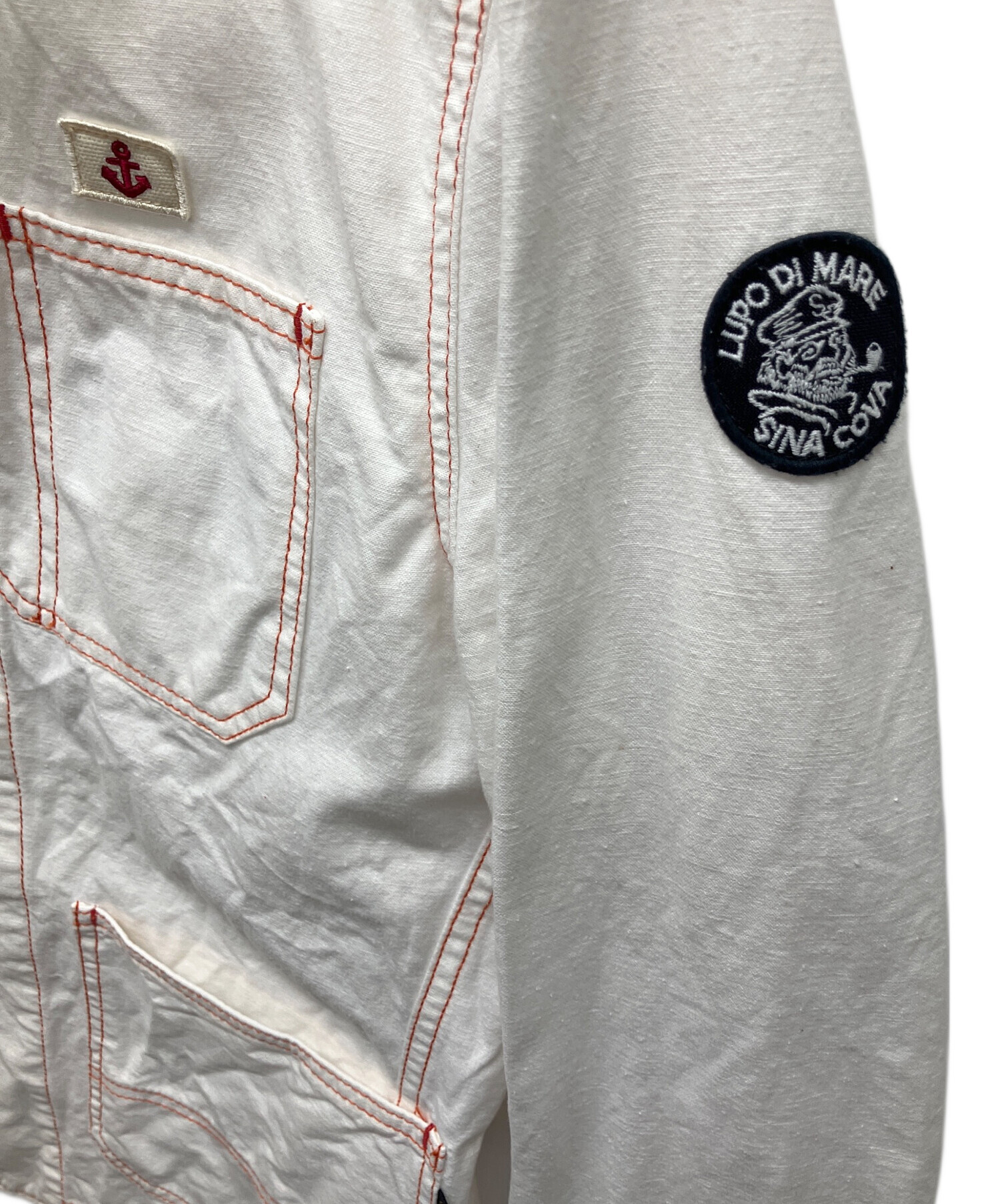 中古・古着通販】sinacova (シナコバ) ジャケット ホワイト サイズ:L