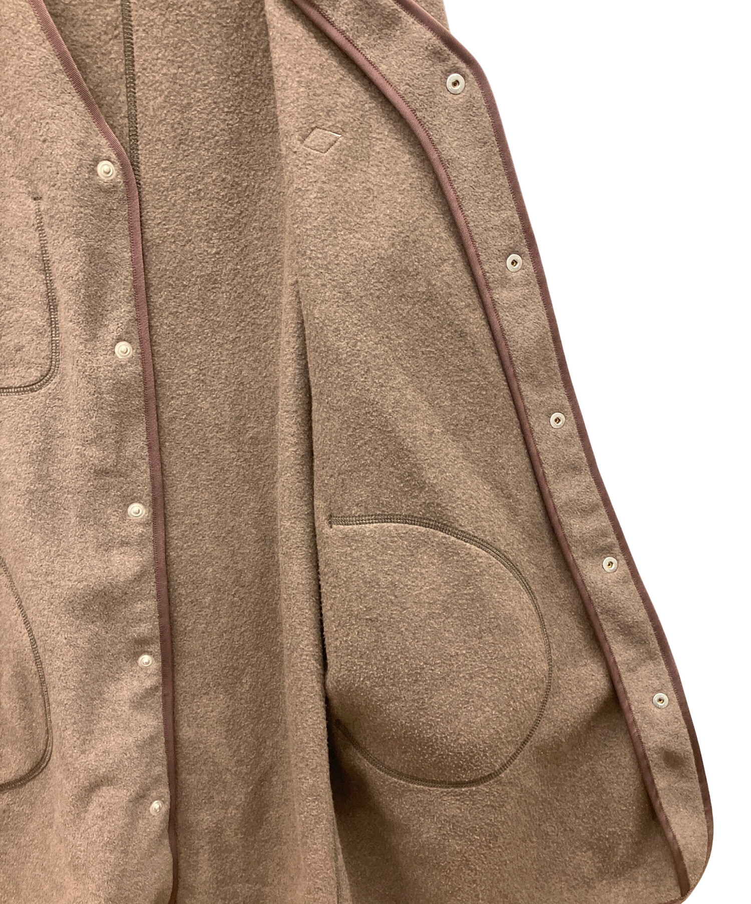 中古・古着通販】DANTON (ダントン) コート ブラウン サイズ:36