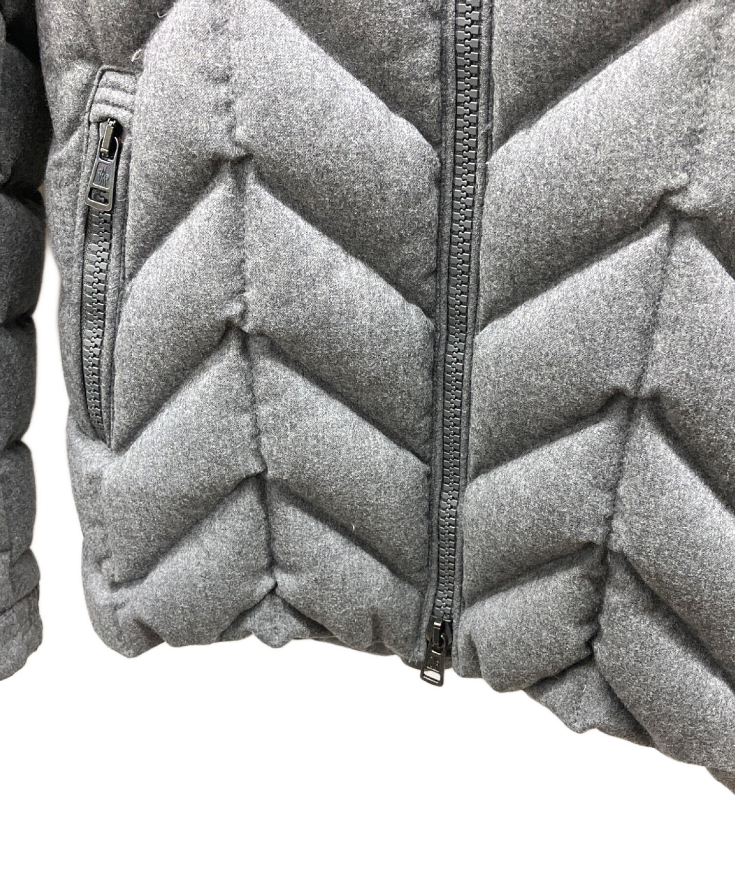 中古・古着通販】MONCLER (モンクレール) ダウンジャケット グレー