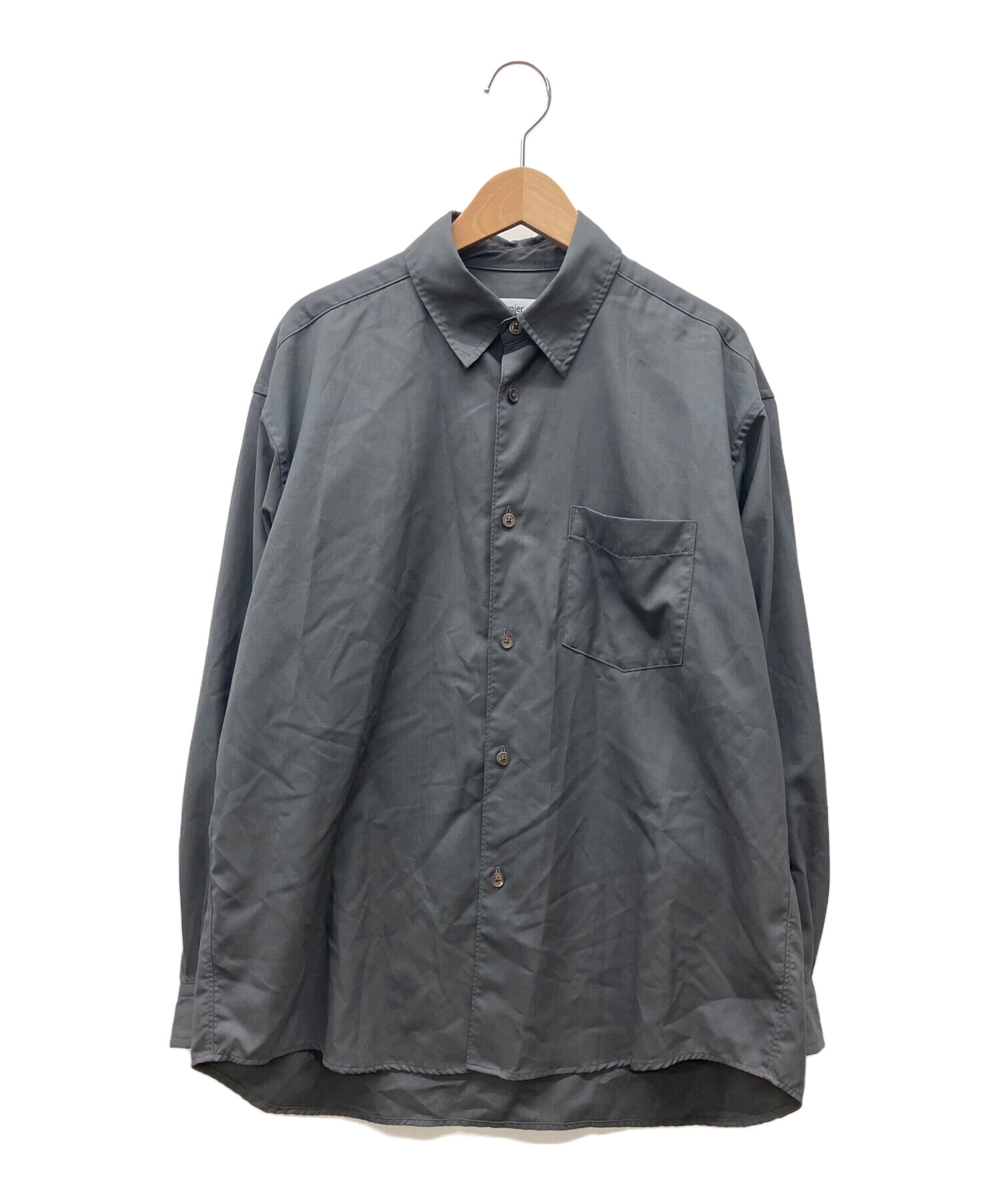 中古・古着通販】cornier (コルニエ) 長袖シャツ グレー サイズ:XS