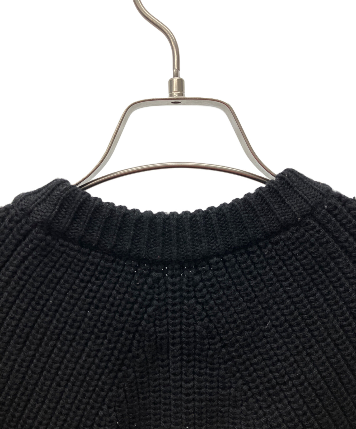 中古・古着通販】BATONER (バトナ―) 厚手ニット ブラック サイズ:1