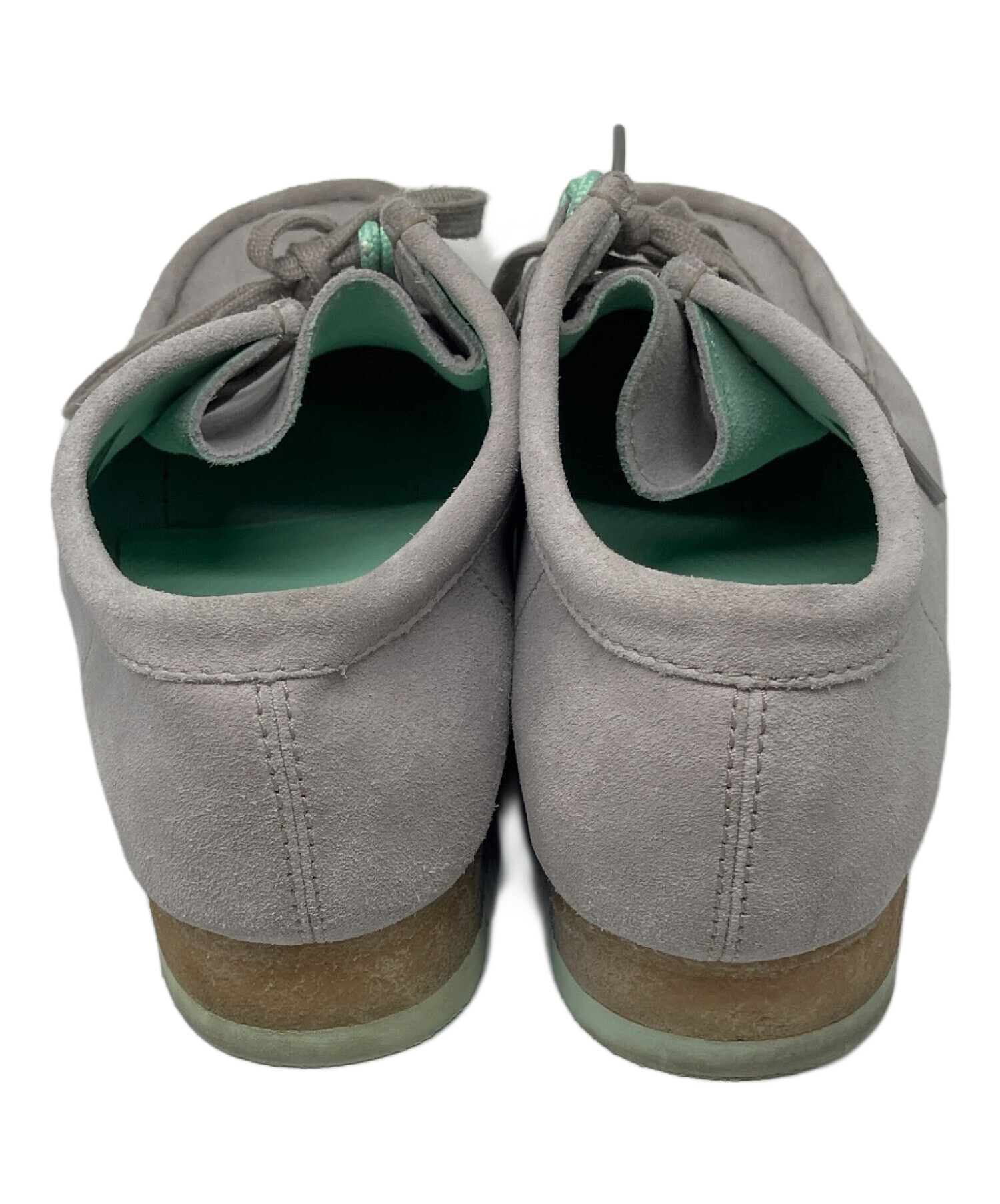 中古・古着通販】CLARKS (クラークス) ワラビーシューズ グレー サイズ