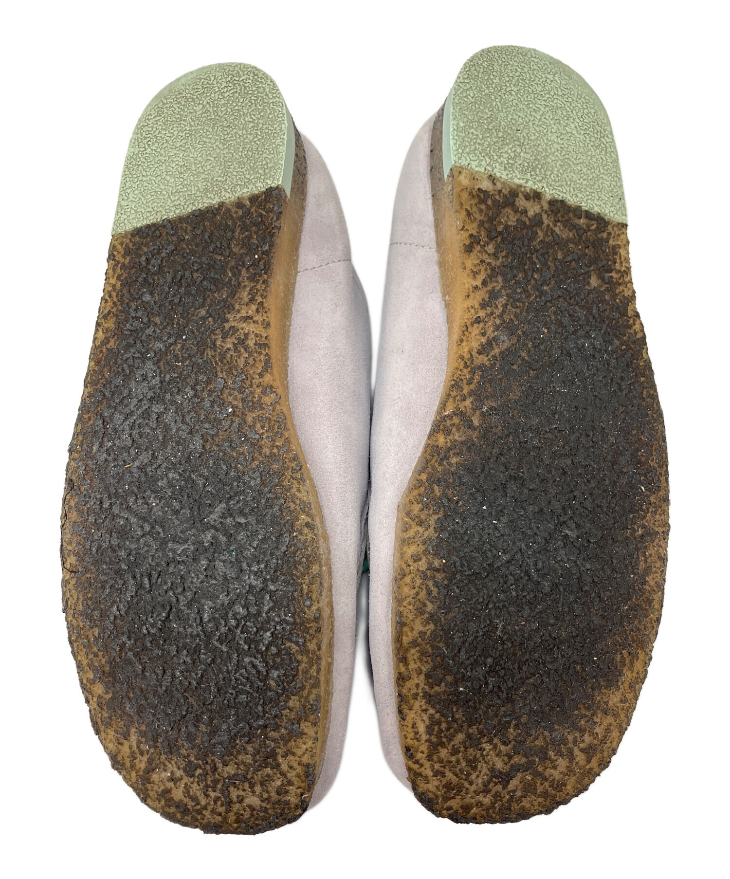 中古・古着通販】CLARKS (クラークス) ワラビーシューズ グレー サイズ
