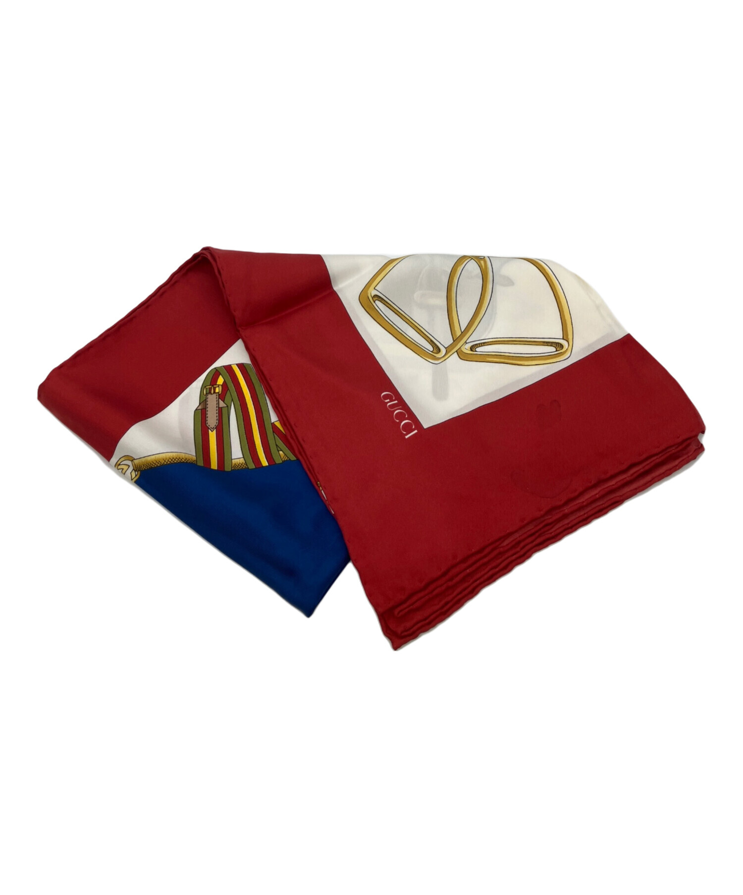 中古・古着通販】GUCCI (グッチ) シルクスカーフ マルチカラー