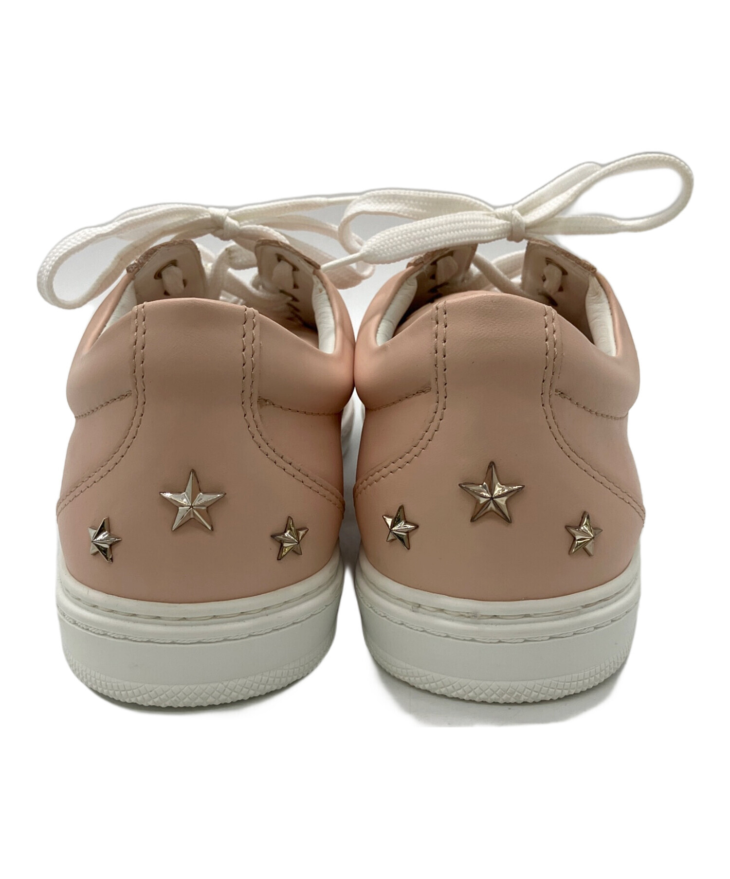 中古・古着通販】JIMMY CHOO (ジミーチュウ) スニーカー ピンク サイズ 