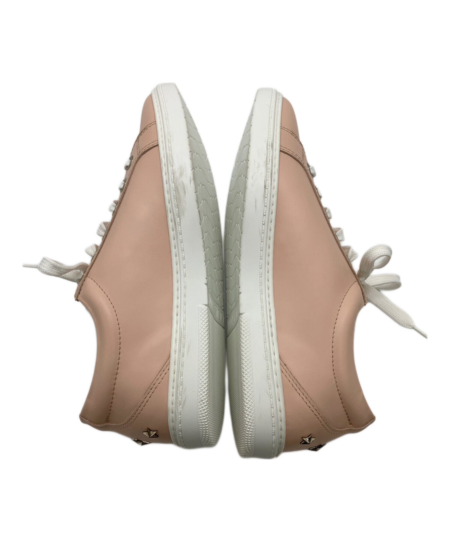 中古・古着通販】JIMMY CHOO (ジミーチュウ) スニーカー ピンク サイズ 