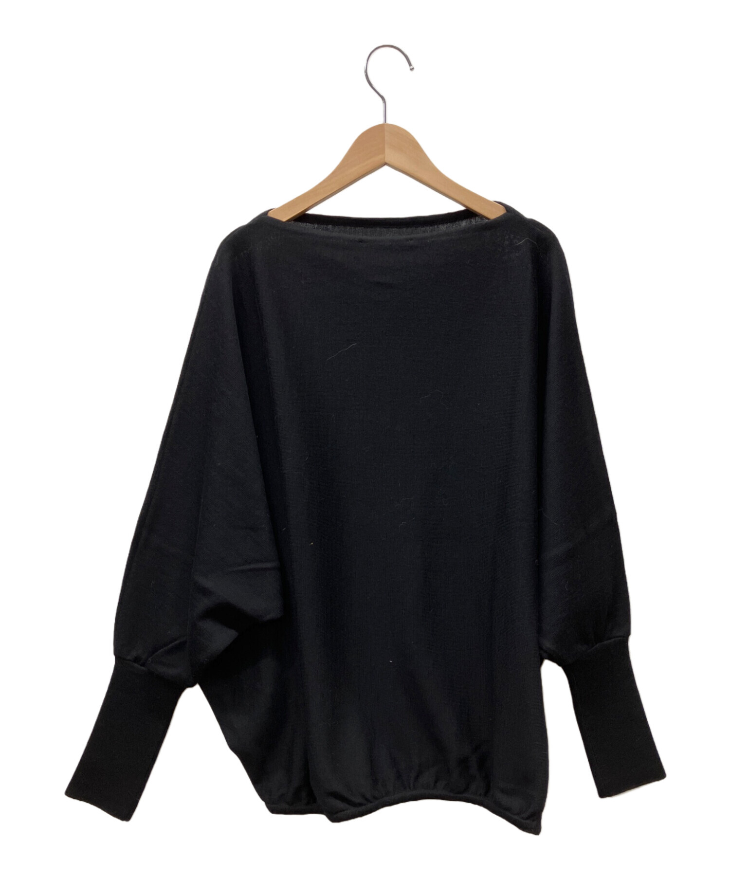 中古・古着通販】BEARDSLEY (ビアズリー) 薄手ニット ブラック サイズ