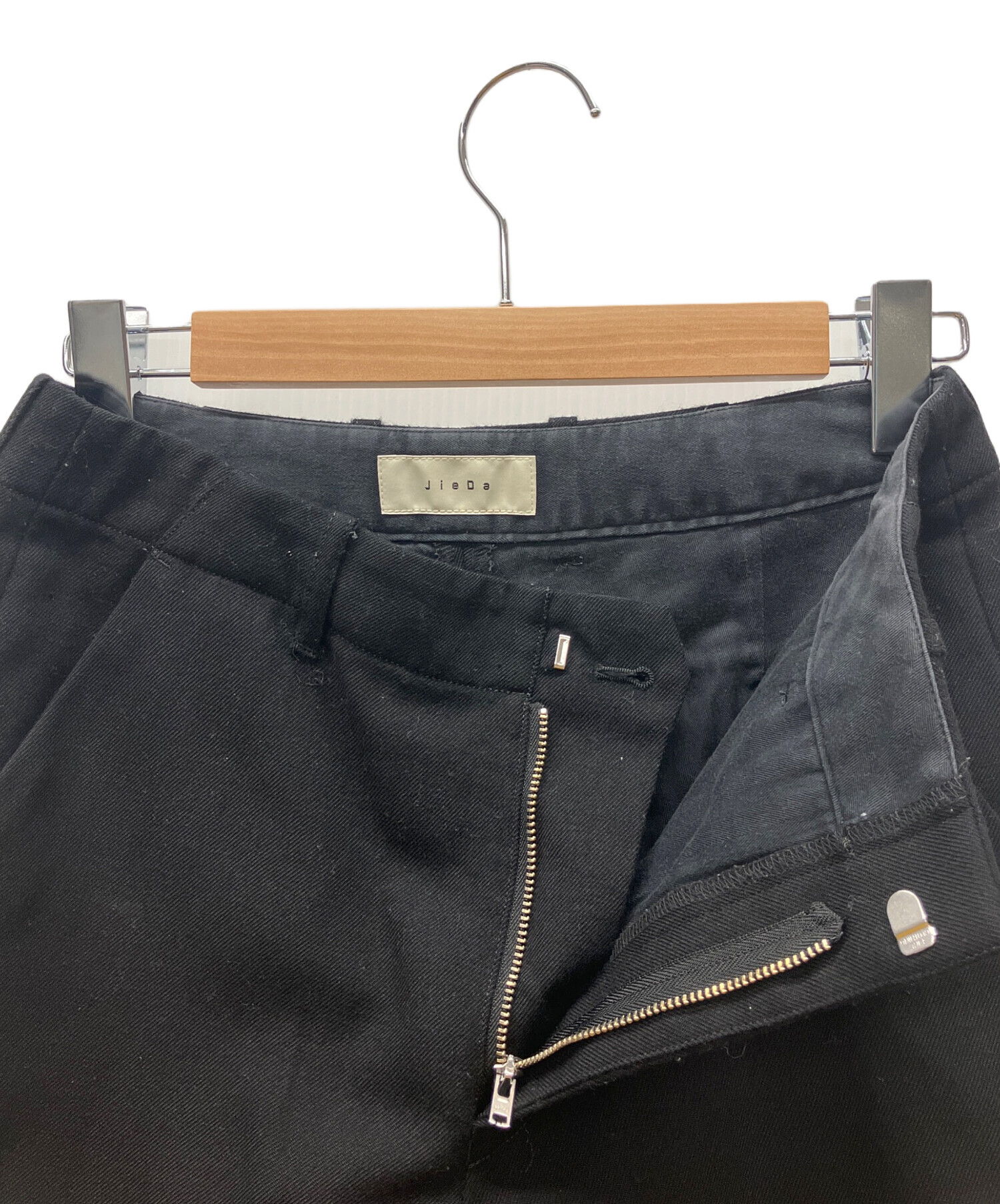 中古・古着通販】jieda (ジエダ) フレアスラックス ブラック サイズ:XS 