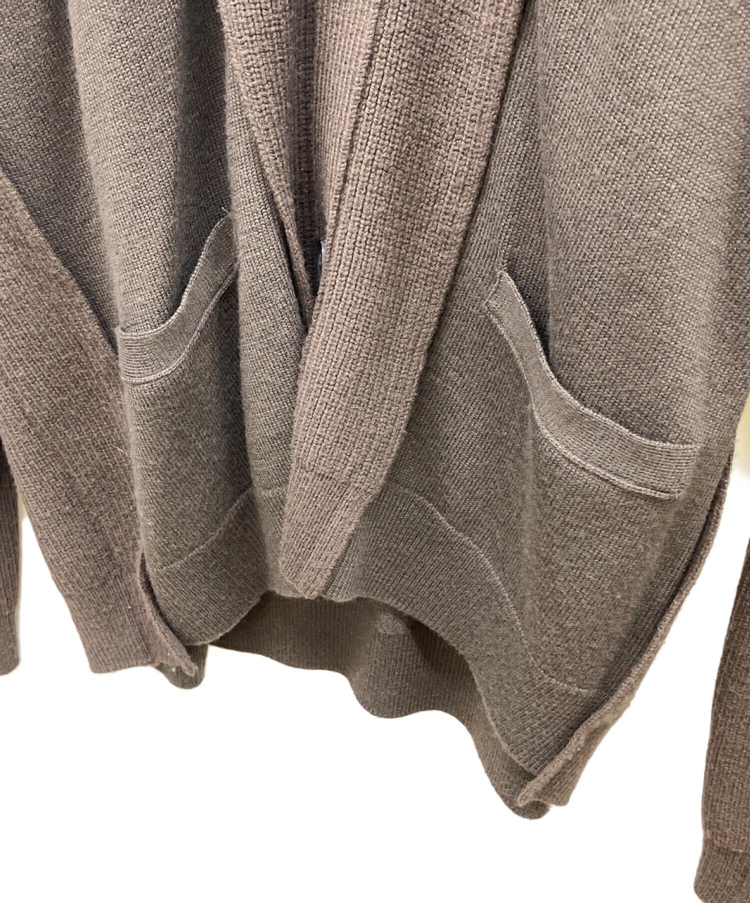 中古・古着通販】YOKE (ヨーク) Broken Cardigan ブラウン