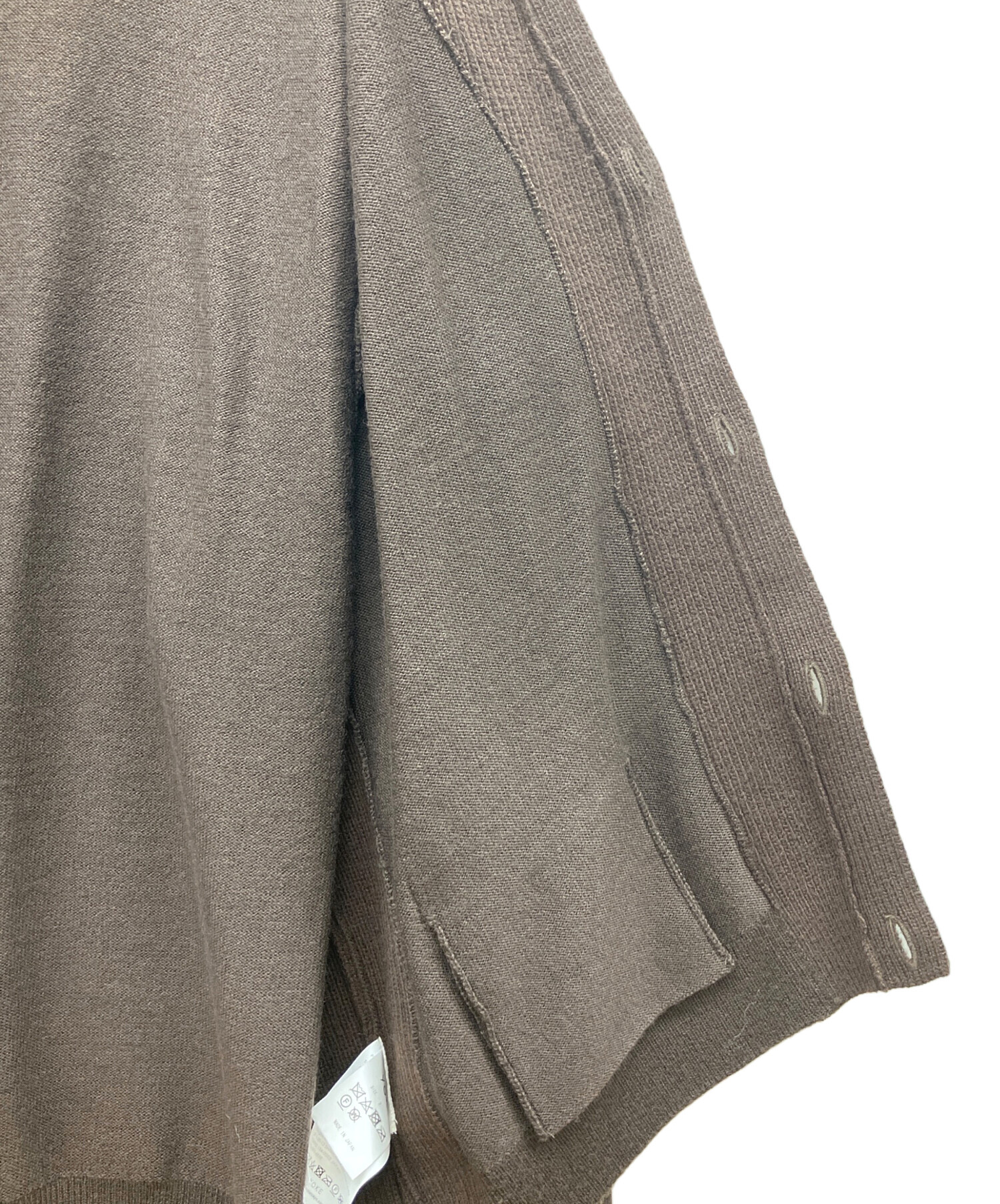 YOKE \"BROKEN CARDIGAN\" ブラウン YOKE 