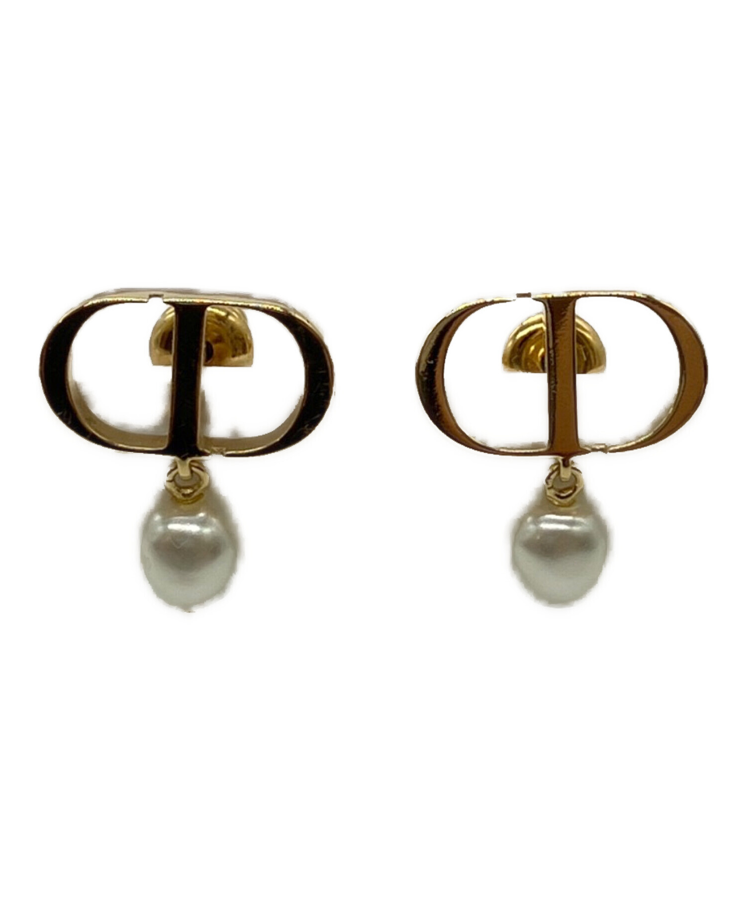 中古・古着通販】DIOR (ディオール) ピアス ゴールド｜ブランド・古着