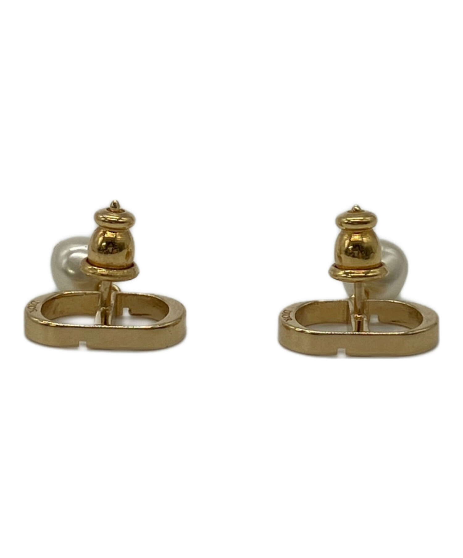 中古・古着通販】DIOR (ディオール) ピアス ゴールド｜ブランド・古着