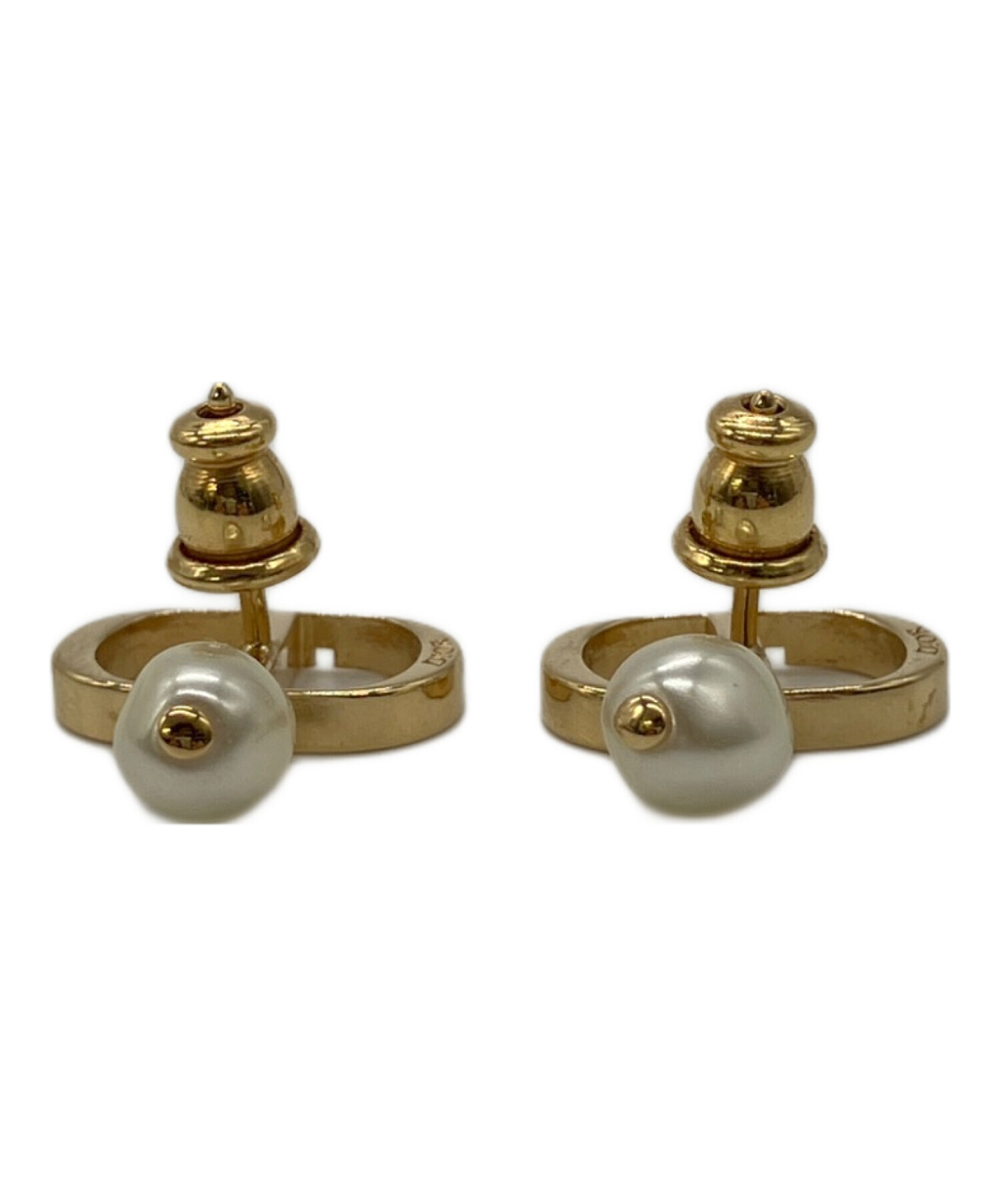 中古・古着通販】DIOR (ディオール) ピアス ゴールド｜ブランド・古着
