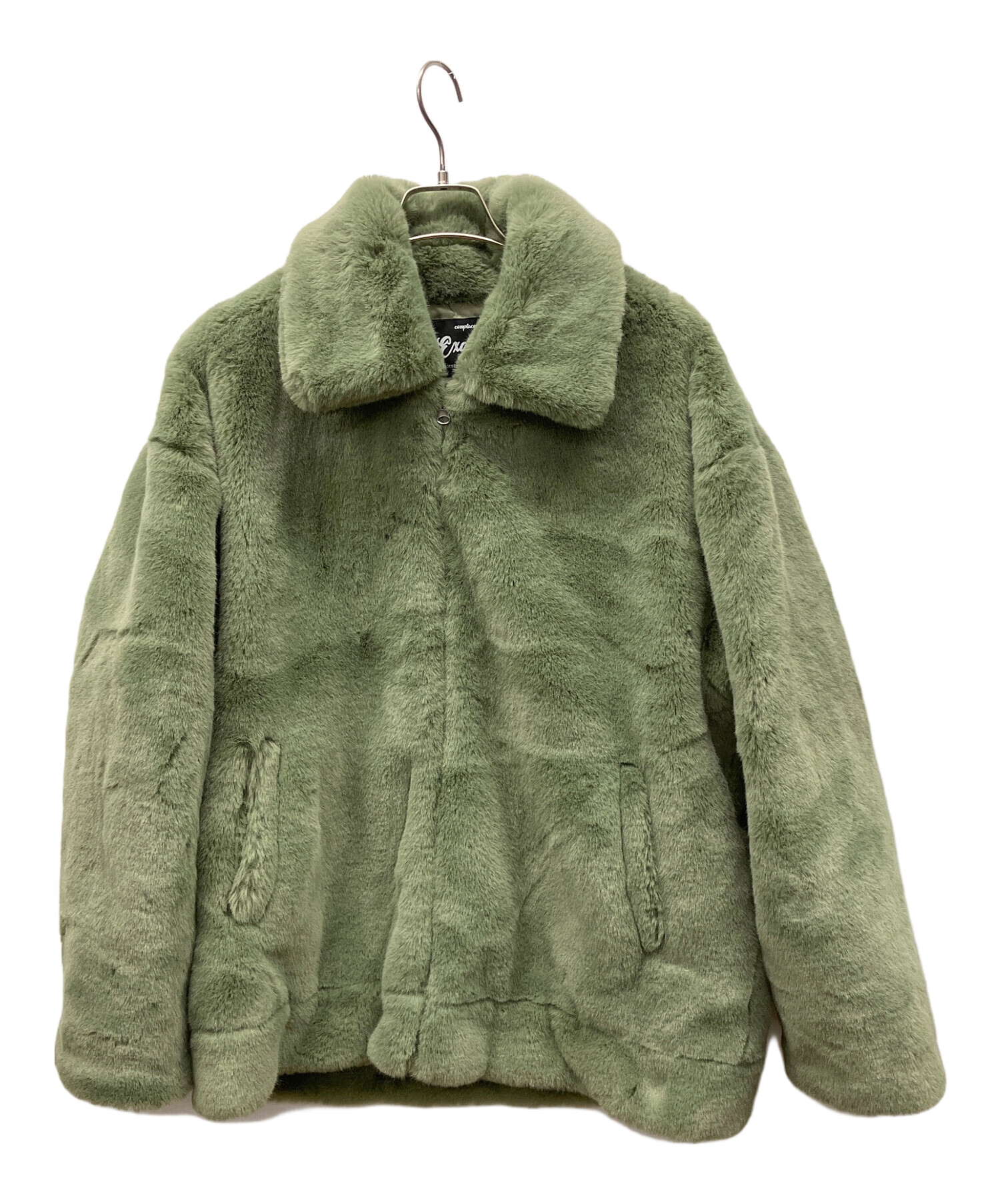 中古・古着通販】EXAMPLE (エグザンプル) ファージャケット グリーン