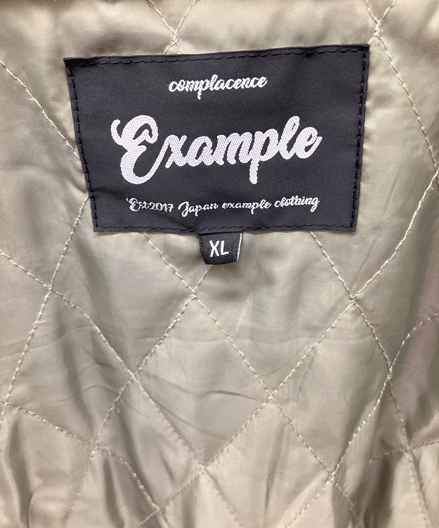 中古・古着通販】EXAMPLE (エグザンプル) ファージャケット グリーン 