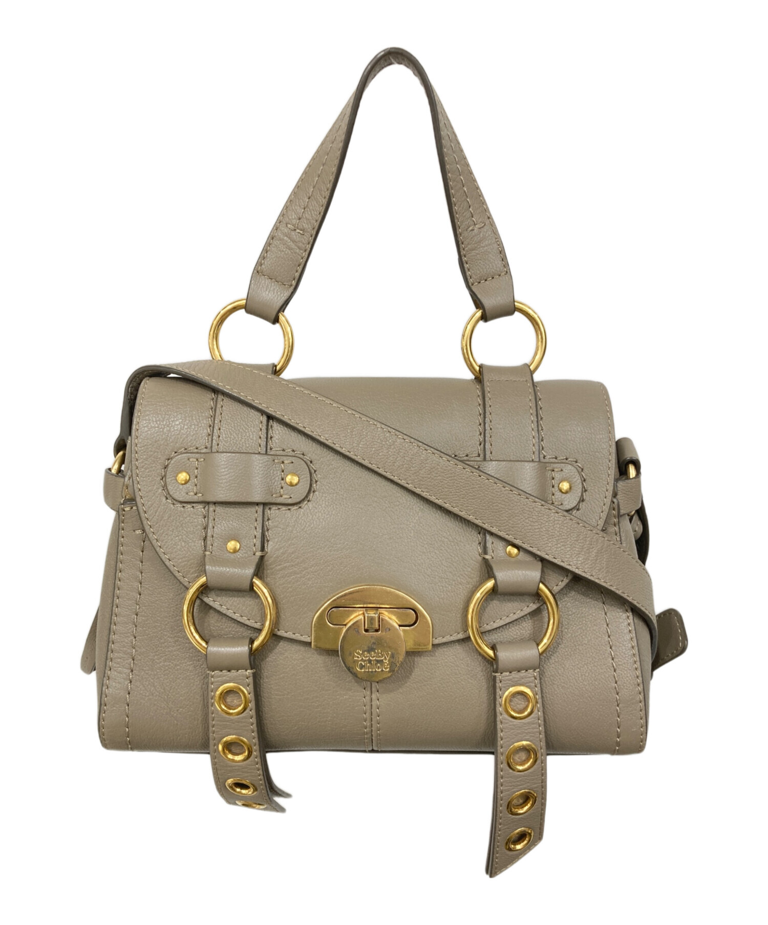 中古・古着通販】SEE BY CHLOE (シーバイクロエ) 2WAYバッグ ブラウン 