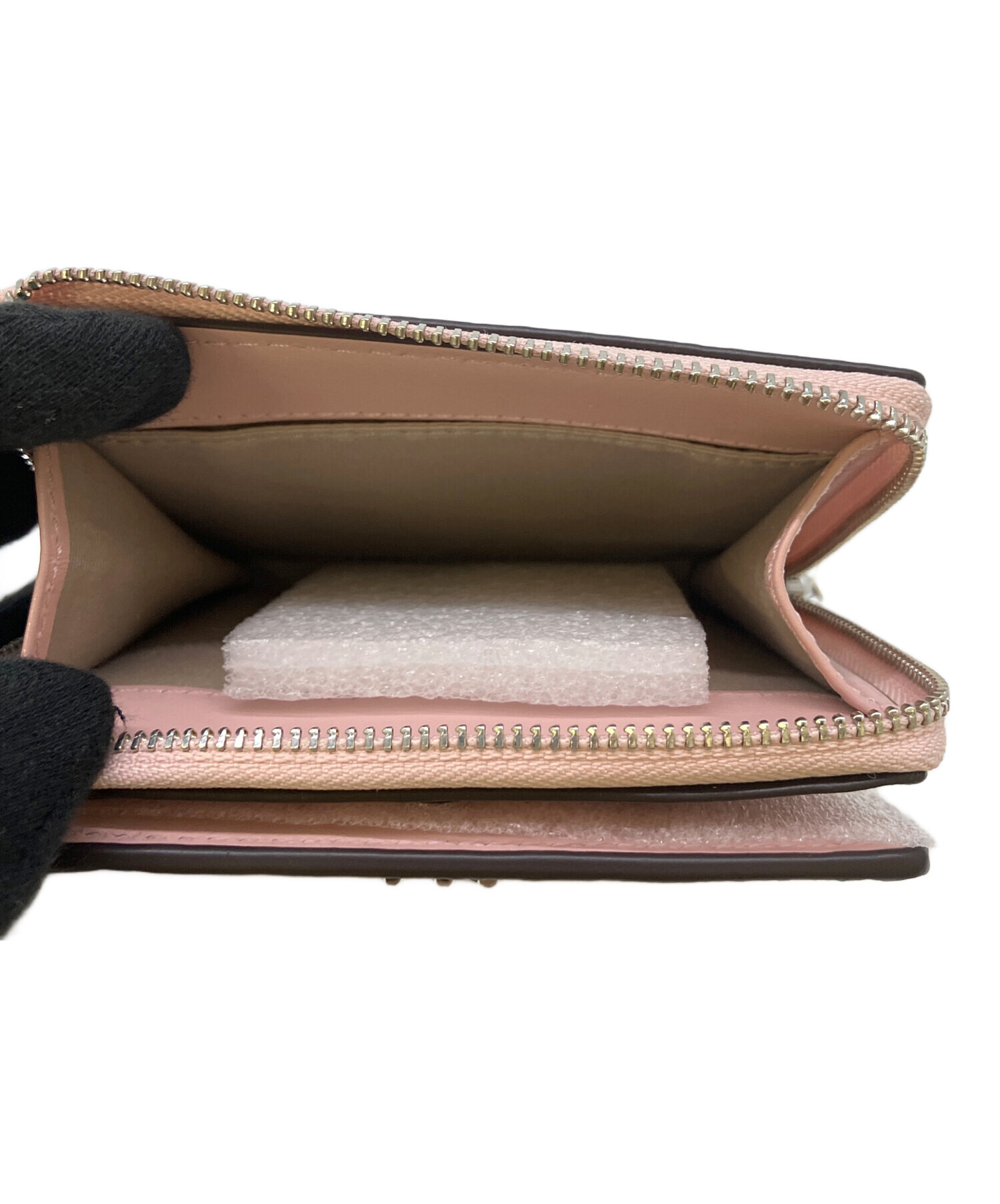 中古・古着通販】MICHAEL KORS (マイケル・コース) 2つ折り財布 ピンク