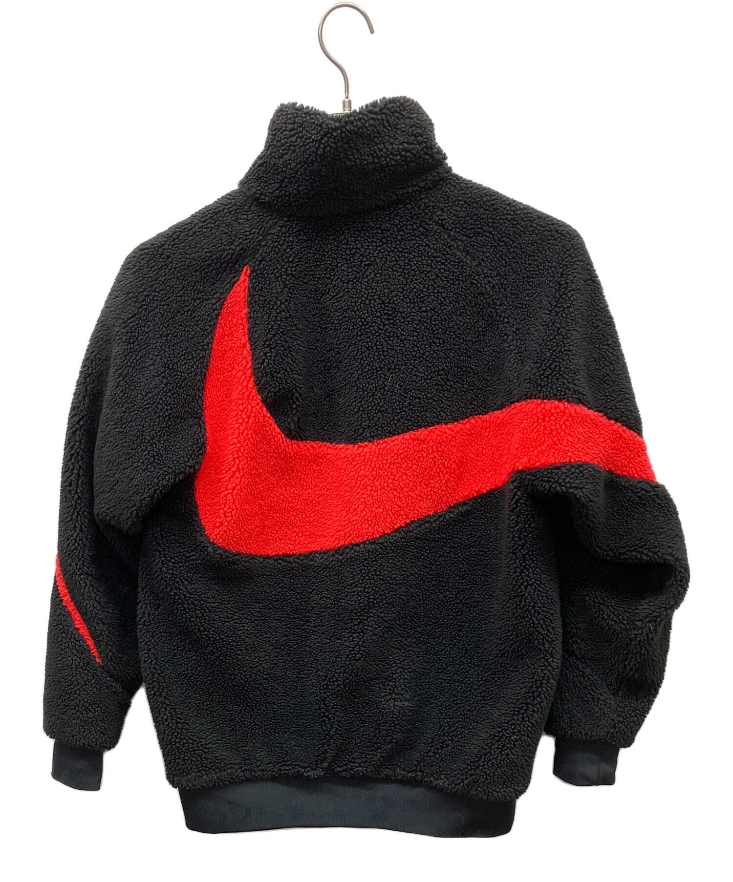 中古・古着通販】NIKE (ナイキ) ボアジャケット レッド×ブラック