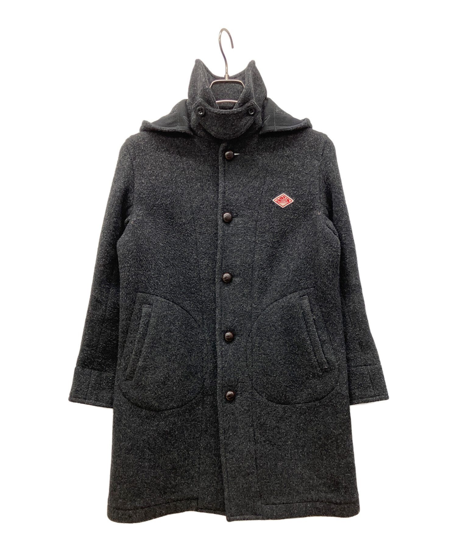 中古・古着通販】DANTON (ダントン) コート ブラック サイズ:34