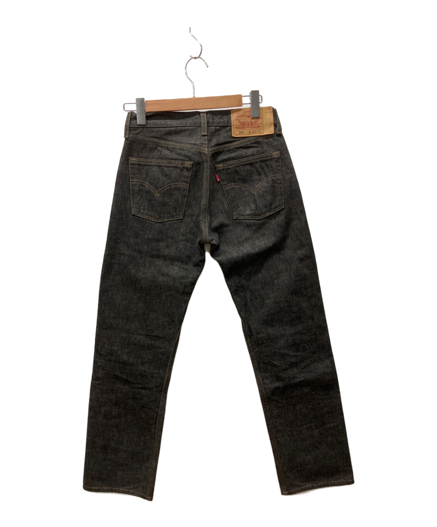 中古・古着通販】LEVI'S (リーバイス) デニムパンツ ブラック サイズ