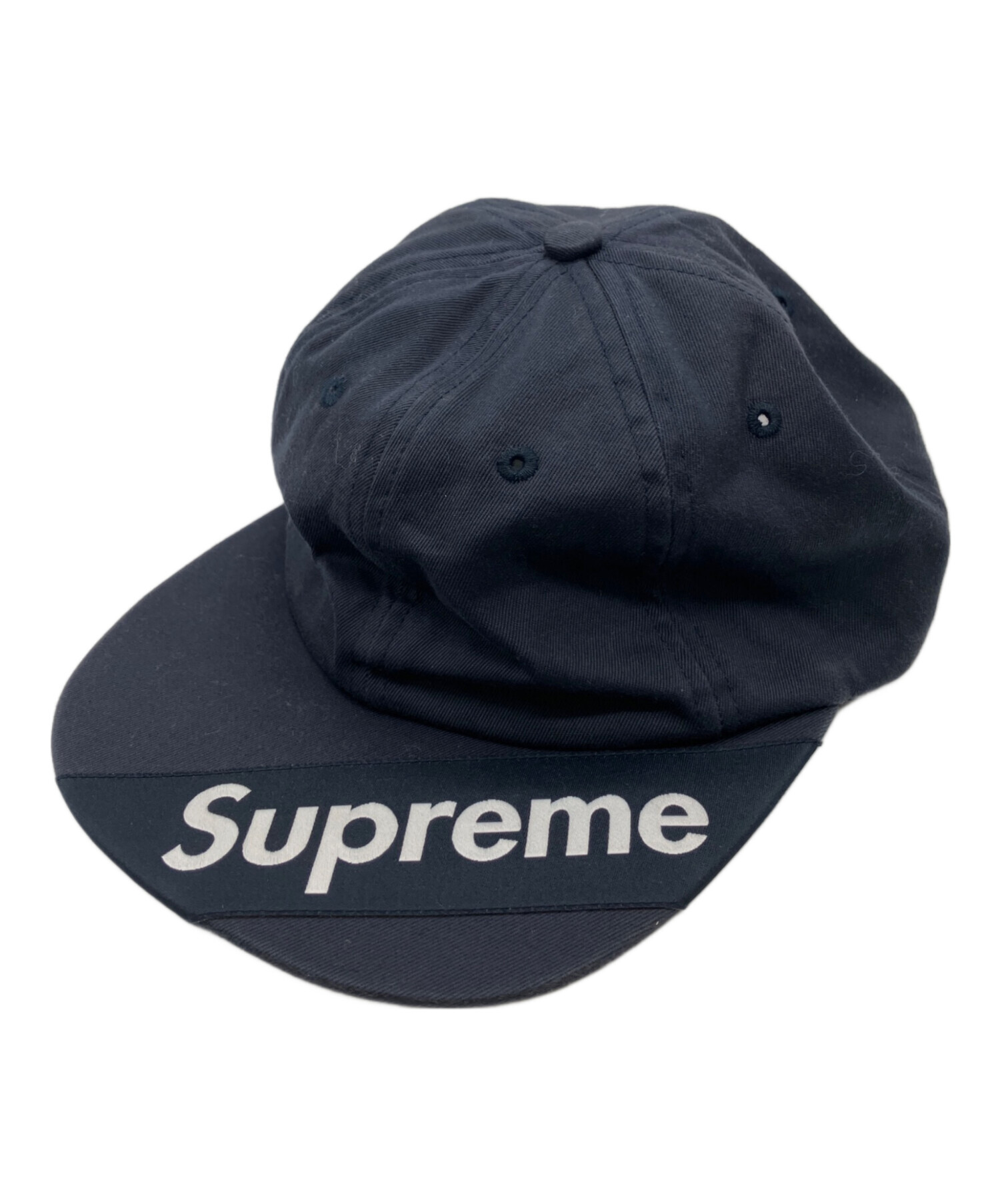 中古・古着通販】SUPREME (シュプリーム) キャップ ネイビー｜ブランド